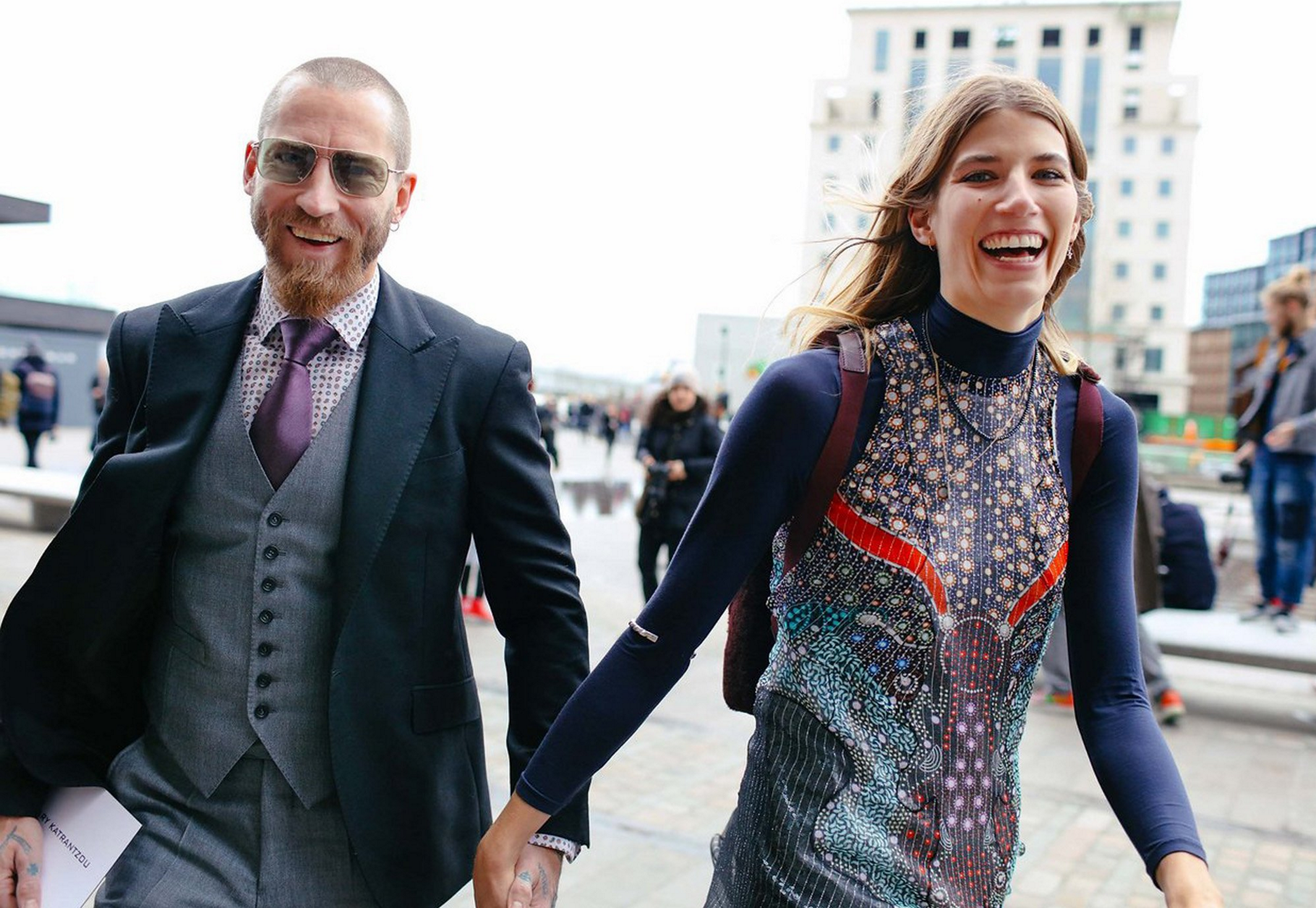 Justin O'Shea and Veronika Heilbrunner
