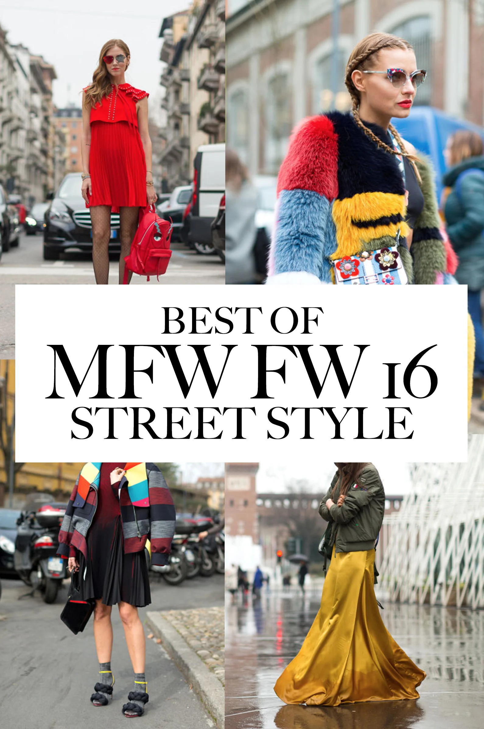 BEST STREET STYLE FROM MFW FW 2016