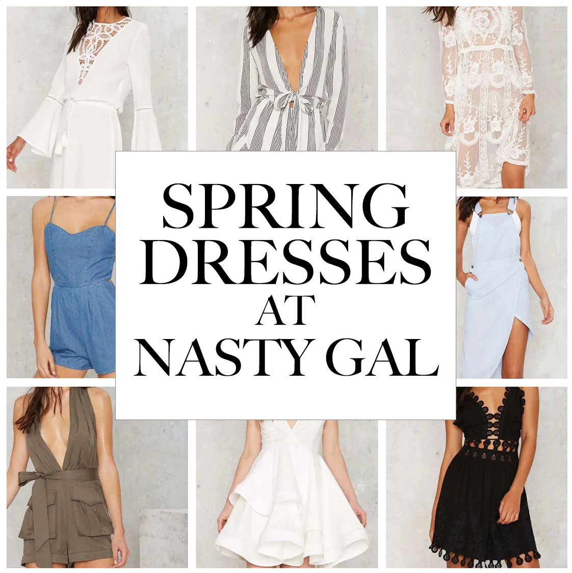 SPRING DRESSES AT NASTY GAL