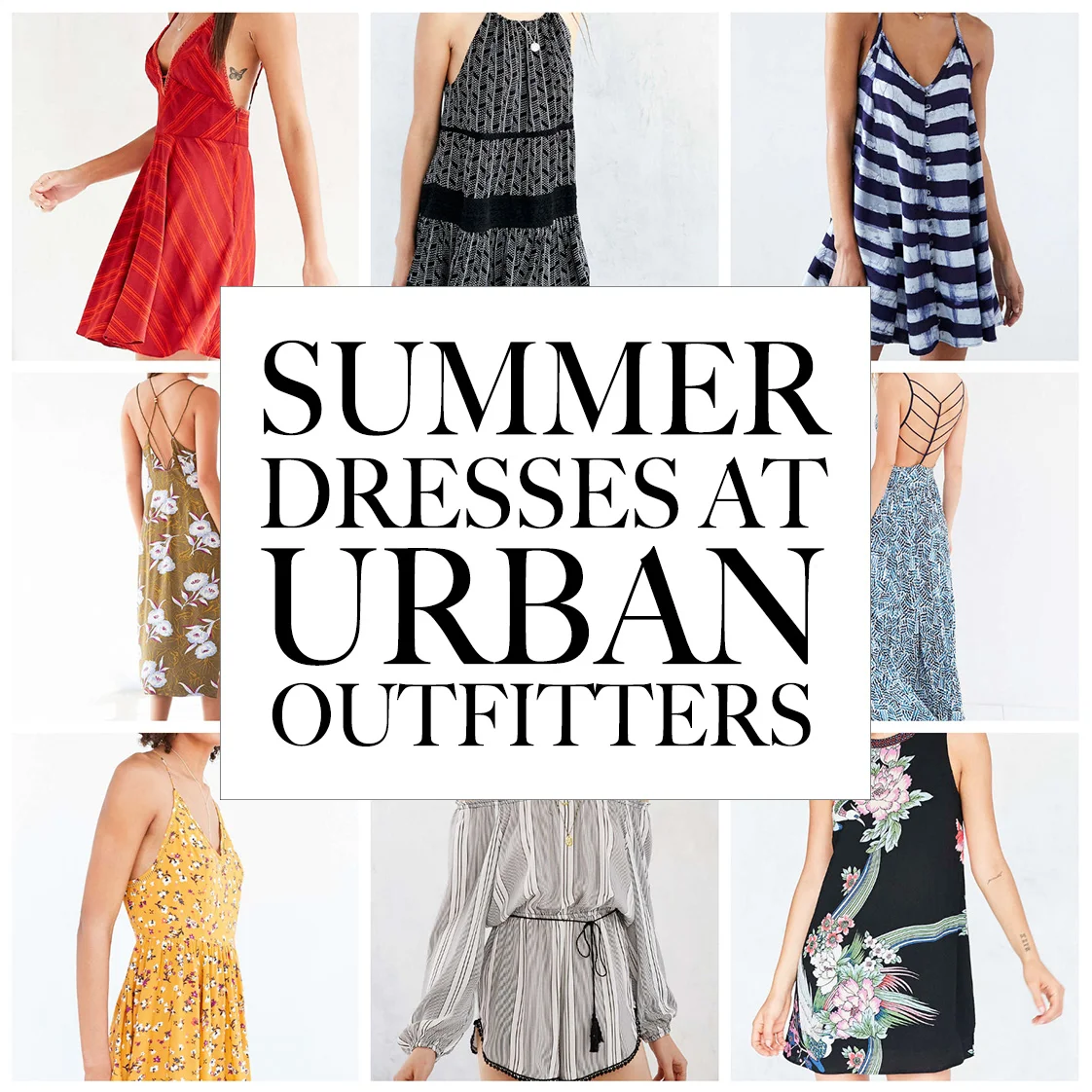 FAVORITE SUMMER DRESSES AT URBAN OUTFITTERS