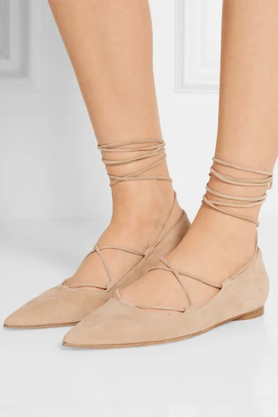 michael kors lace up flats