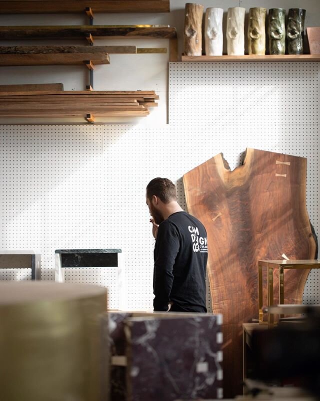 My happy place..Staying focused and pushing on&mdash; excited to launch some new artifacts over the next few days!
.
.
&ldquo;Keep your eyes on the road, your hands upon the wheel.&rdquo;
&mdash;Jim Morrison
.
.
#furniturestudio #furnituredesign #mak