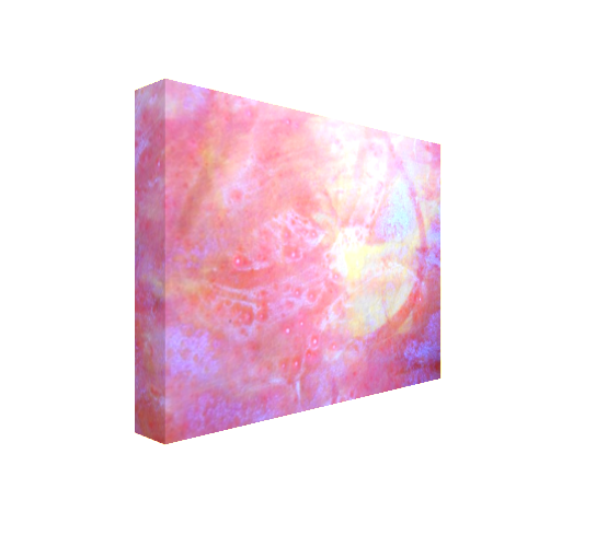 #5 Pink and Yellow Abstract Canvas Print Maggie Minor Designs.png