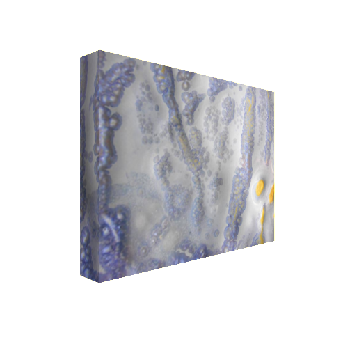 #10 Blue and Yellow Abstract Canvas Print Maggie Minor Designs.png