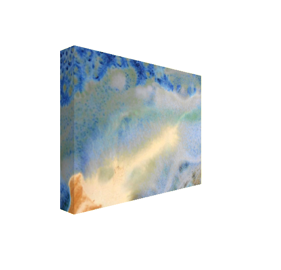 #18 Yellow and Green Abstract Canvas Print Maggie Minor Designs.png
