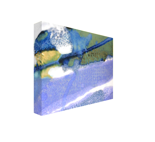 #32 Green Purple and Yellow Abstract Canvas Print Maggie Minor Designs.png