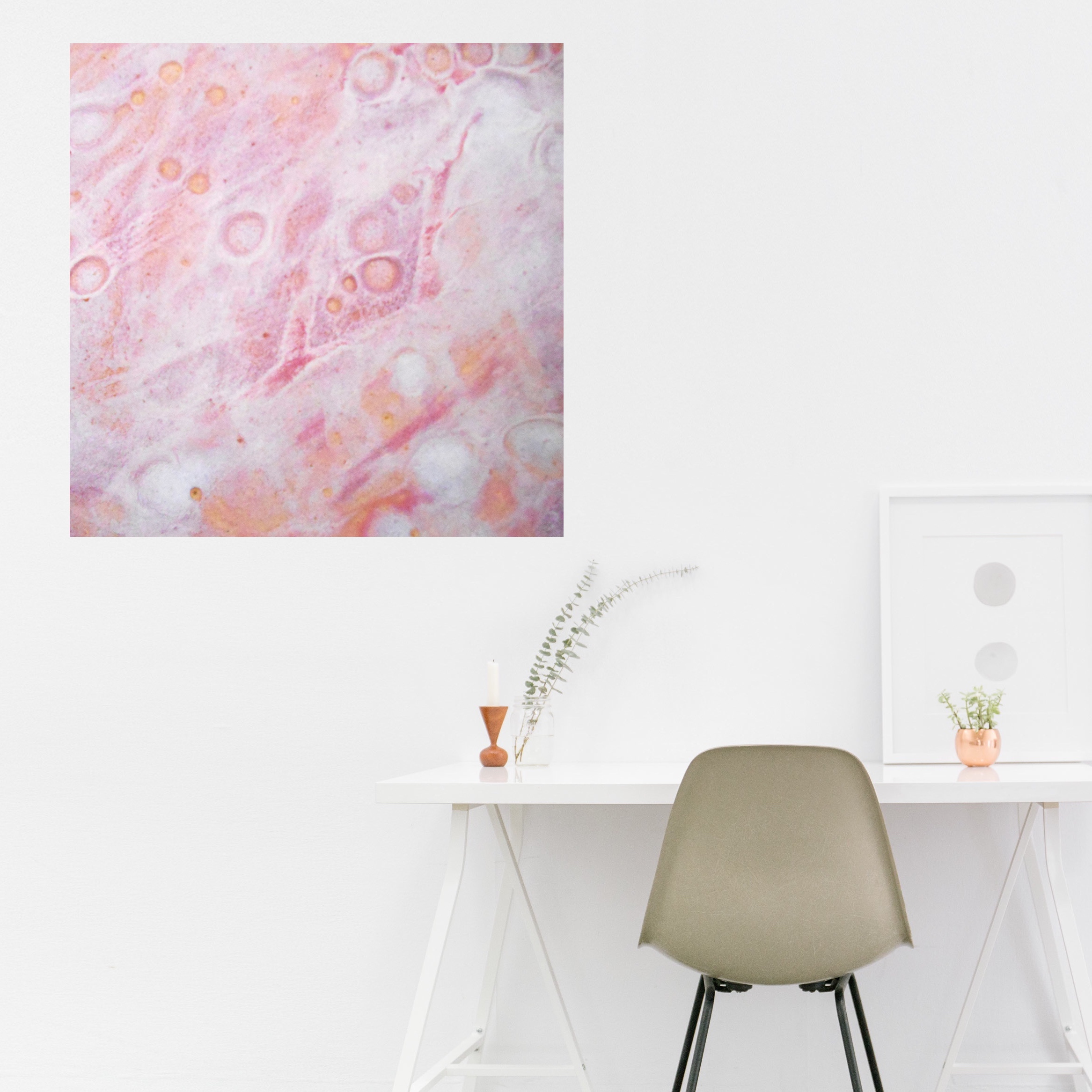 6. v2 large pink and white square abstract canvas print in office.jpg