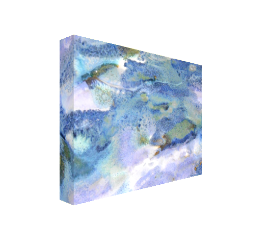 #36 Green and Purple Abstract Canvas Print Maggie Minor Designs.png