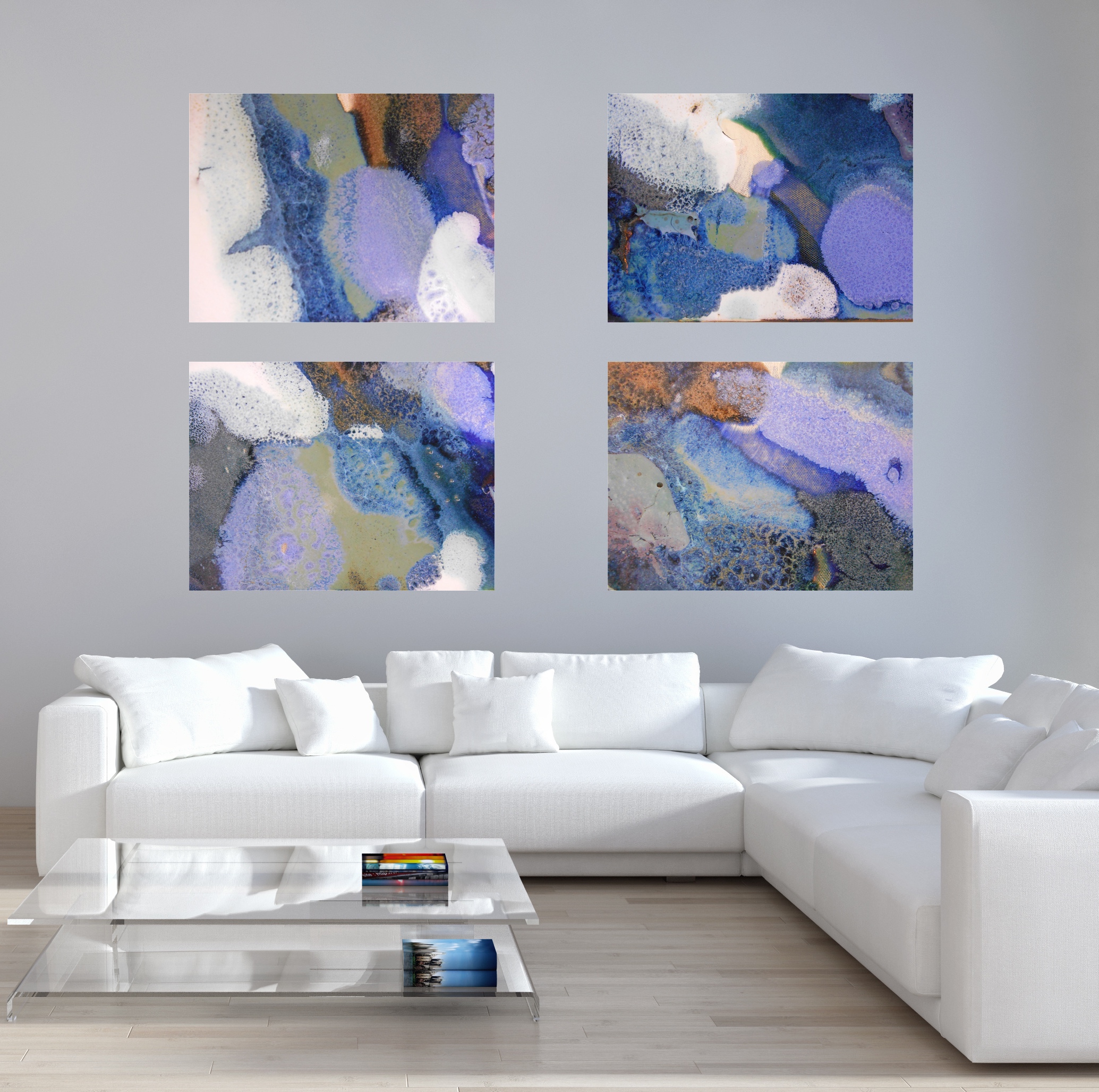 41-44 Modern Living Room with purple blue and white Abstract Canvas Print Maggie Minor Designs.jpg