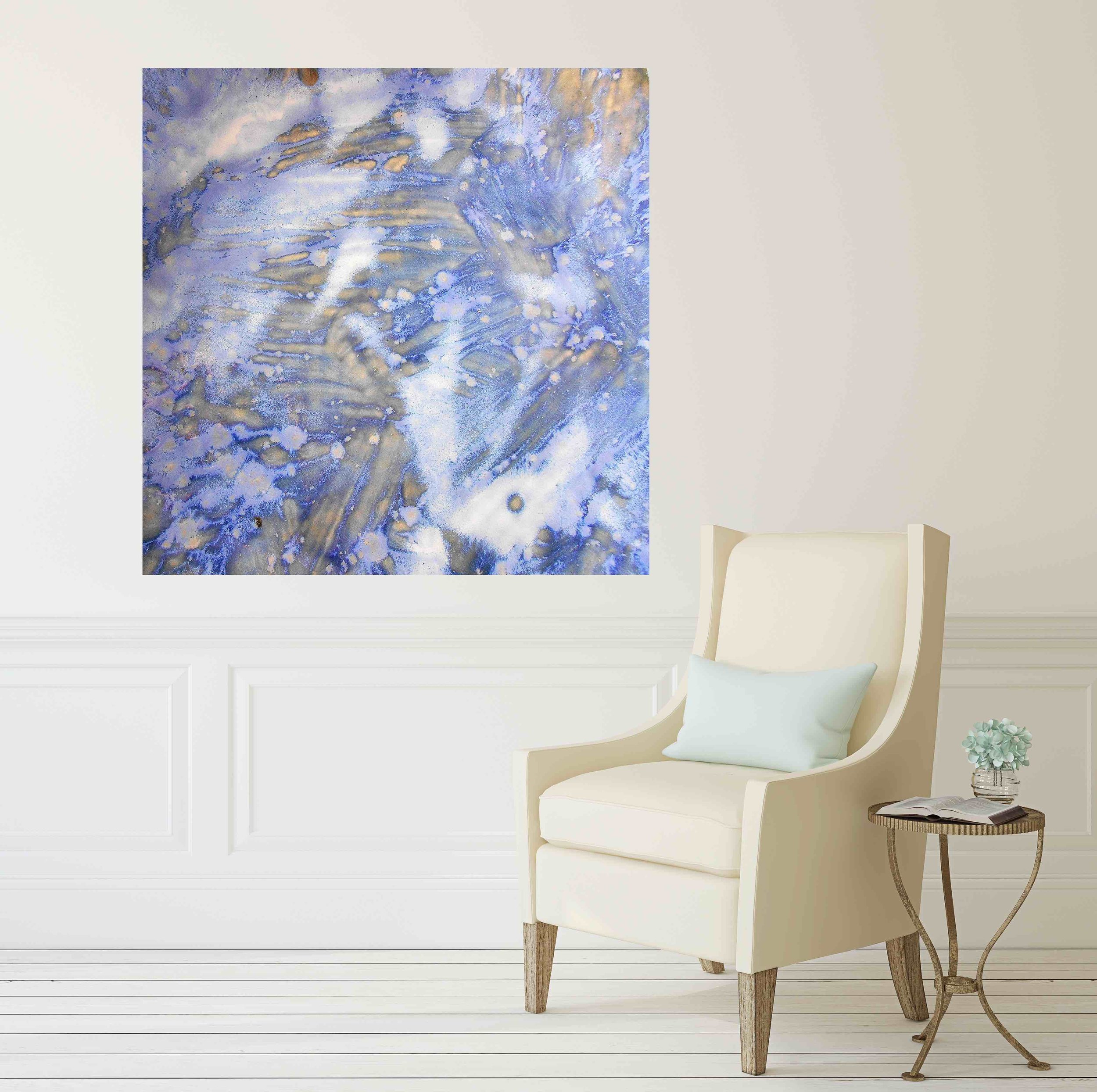 46. v2 Abstract Canvas Artwork in Hallway Maggie Minor Designs.jpg