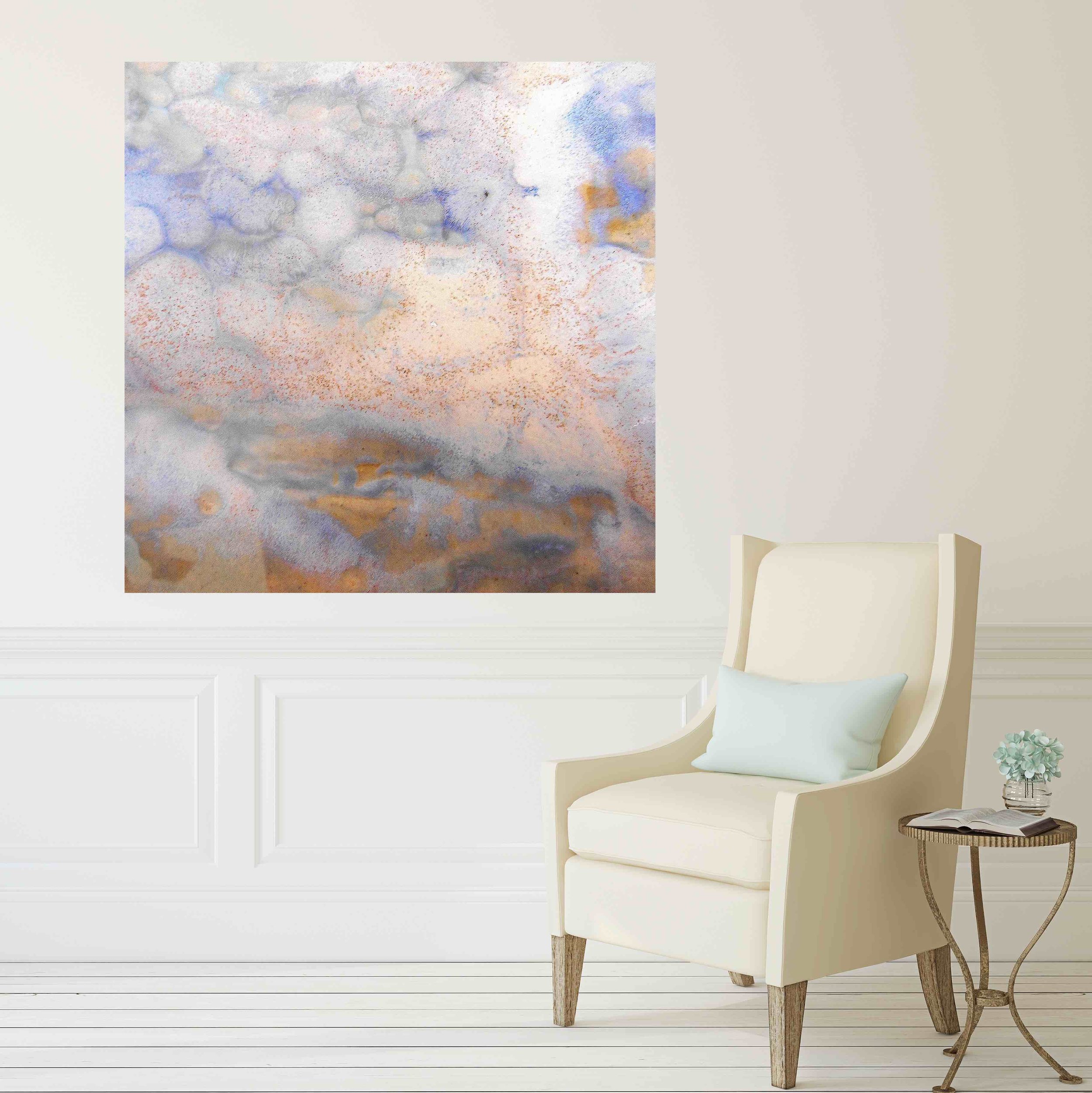 47. v2 Abstract Canvas Artwork in Hallway Maggie Minor Designs.jpg