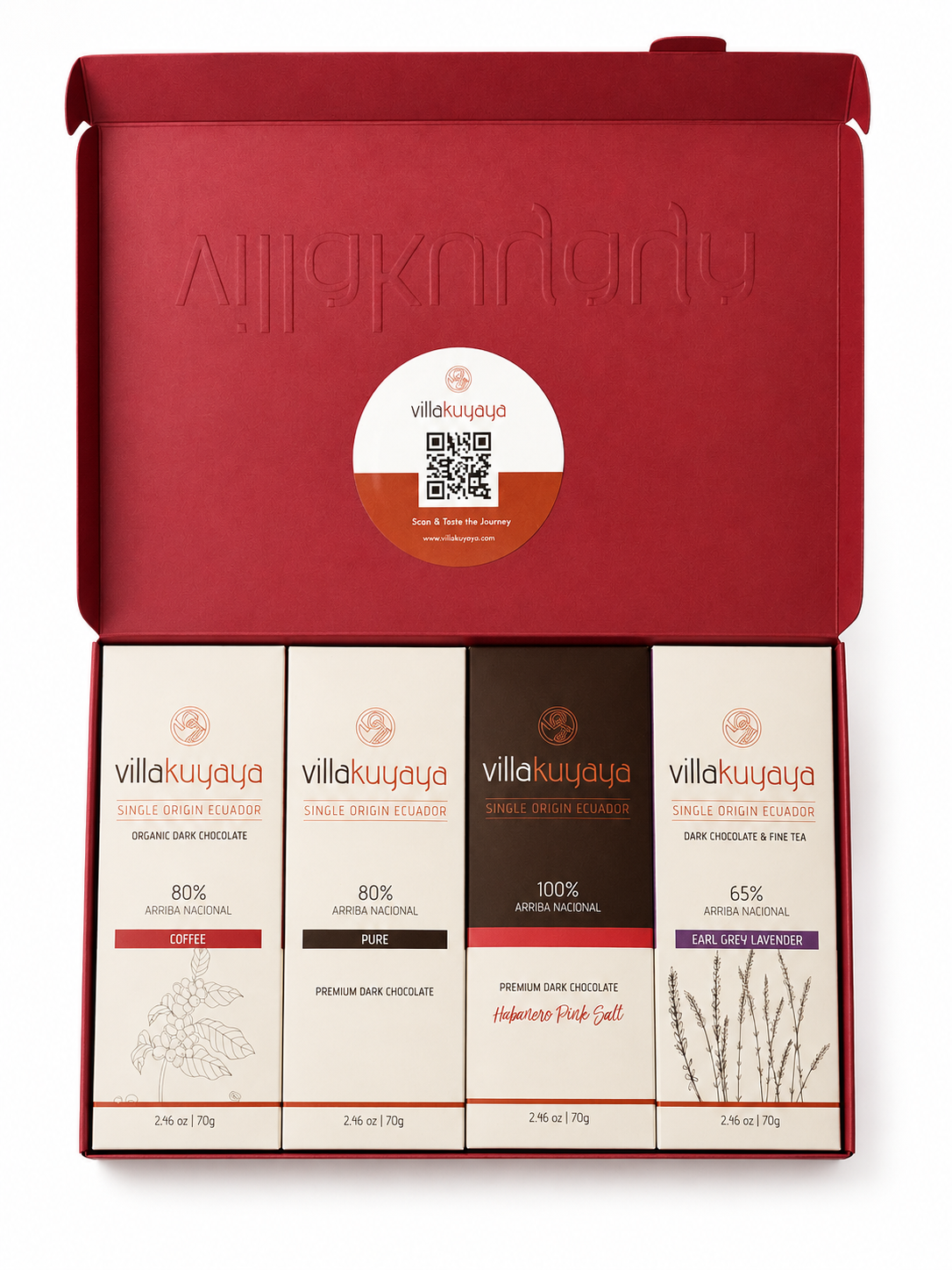 Villakuyaya Gift Box, Customizable, Pack of 4