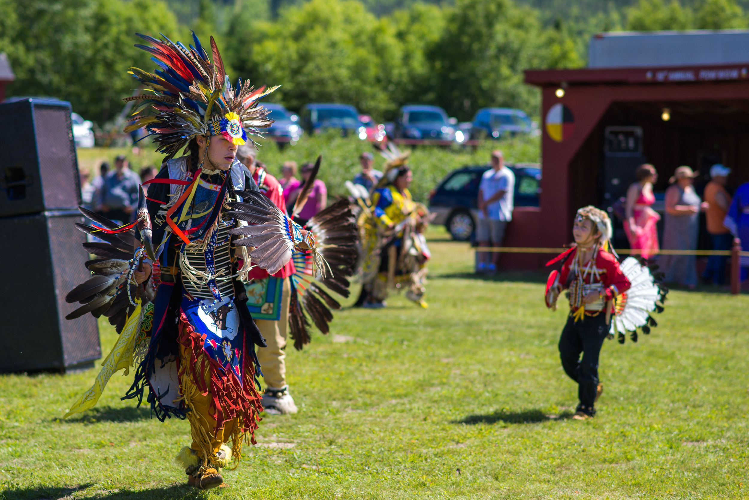 The kid was doing the best they could to emulate the older dancer, following their steps closely.