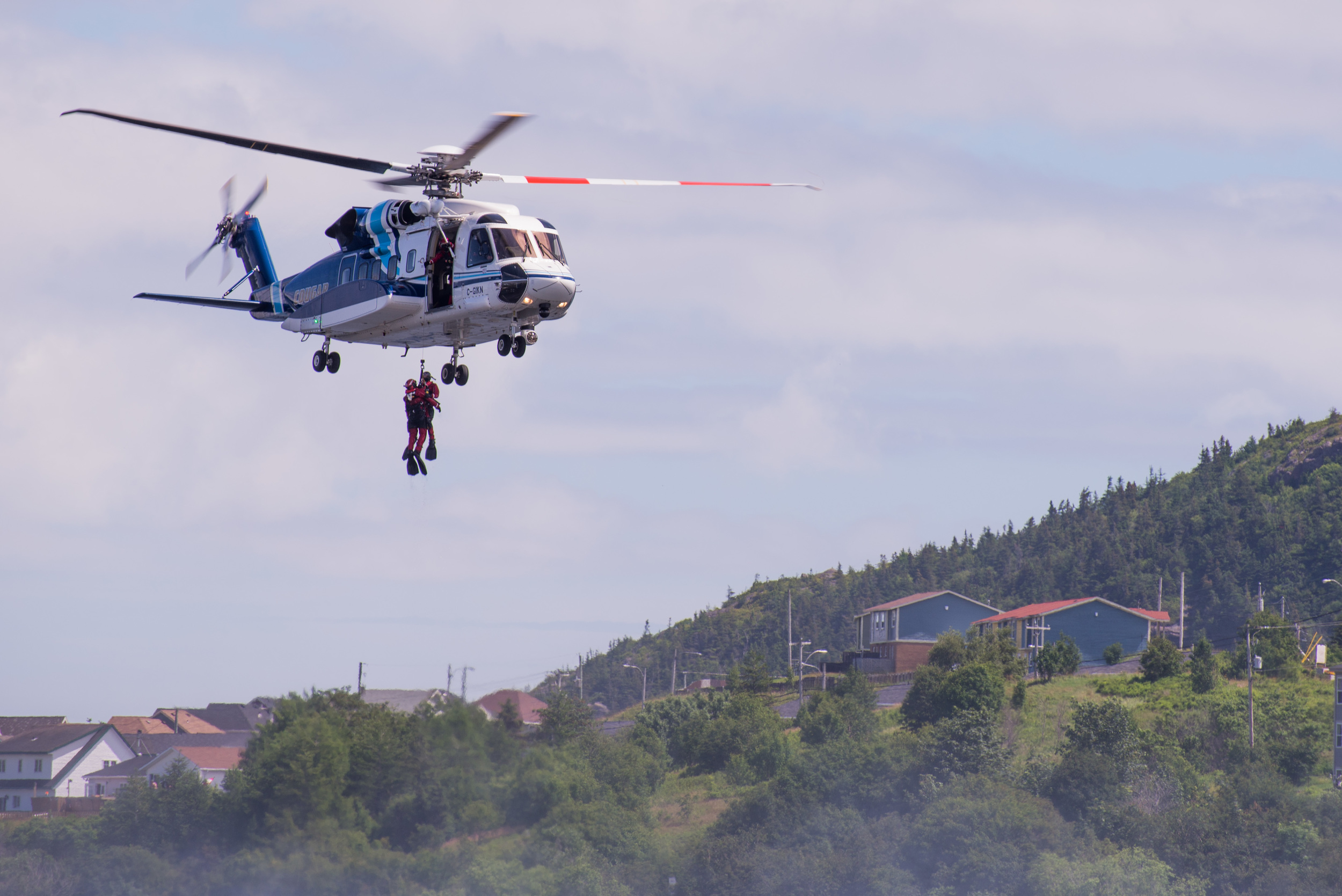 During the lunch break a rescue demo was put on, it was pretty awesome.