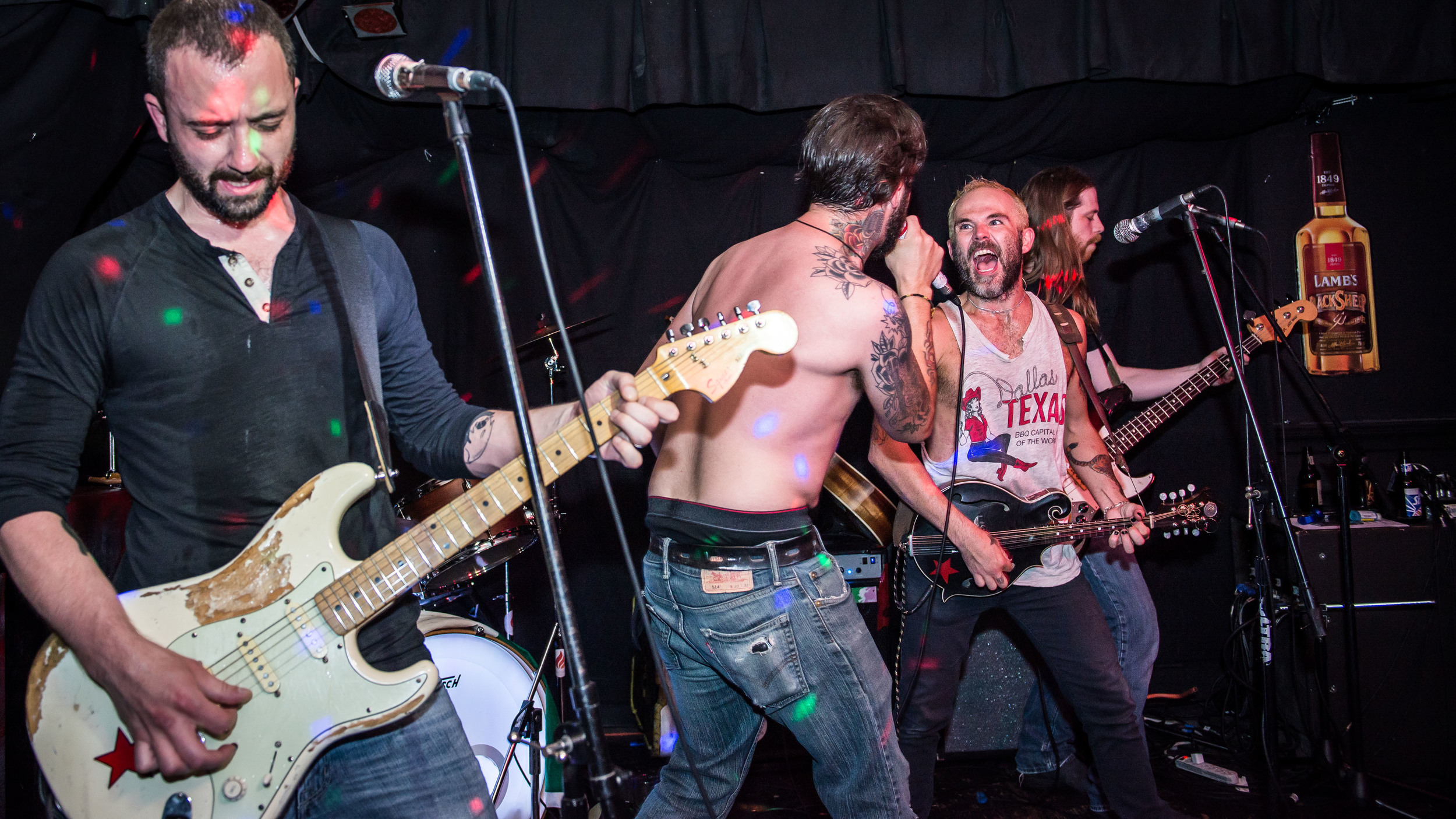 Chris Kearsey ripped up the mandolin and provided intense backup vocals.