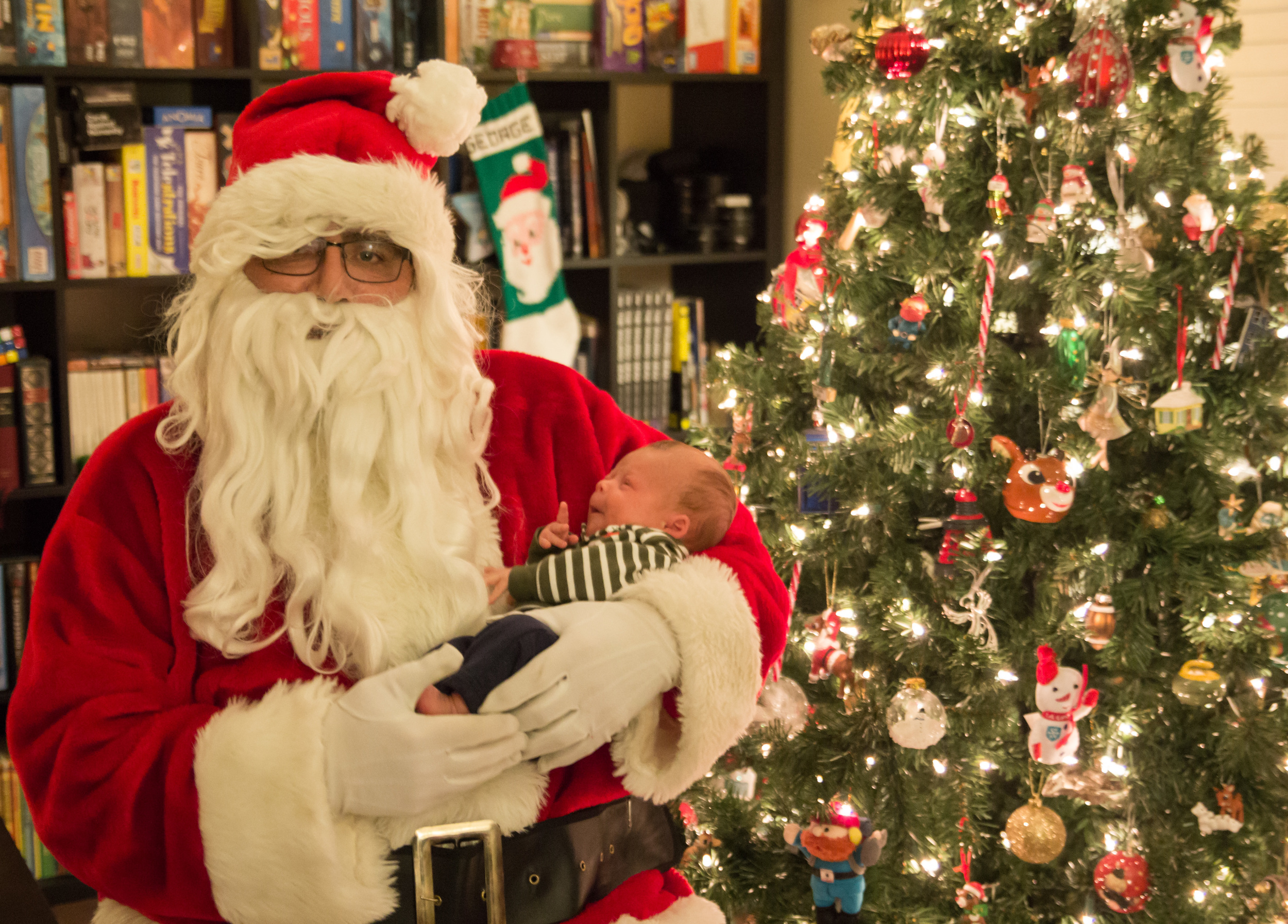 George and Santa