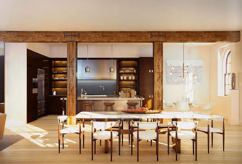 443 Greenwich St. in TriBeCa. Apartments starting in the $7M range.