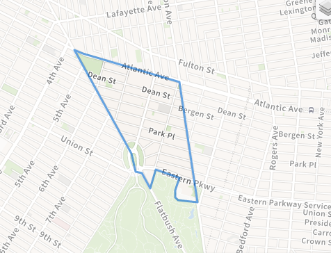 Prospect Height on Map