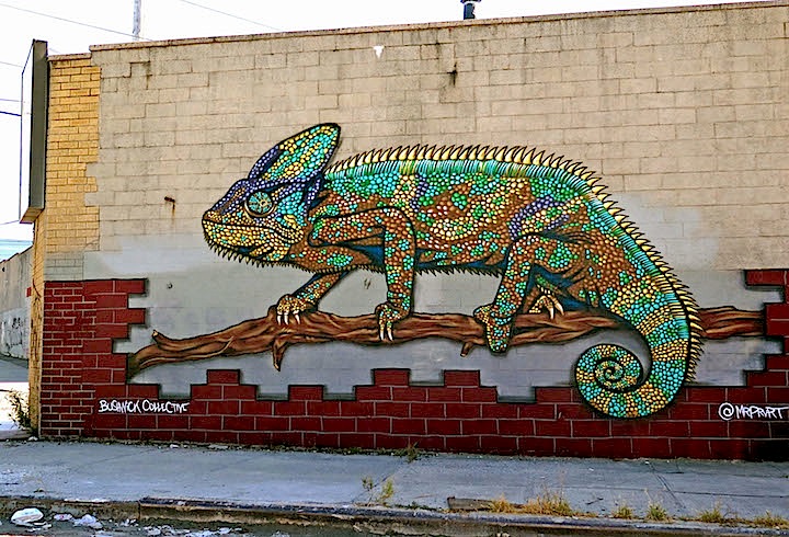 A mural in Bushwick, Brooklyn