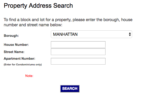Property Address Search