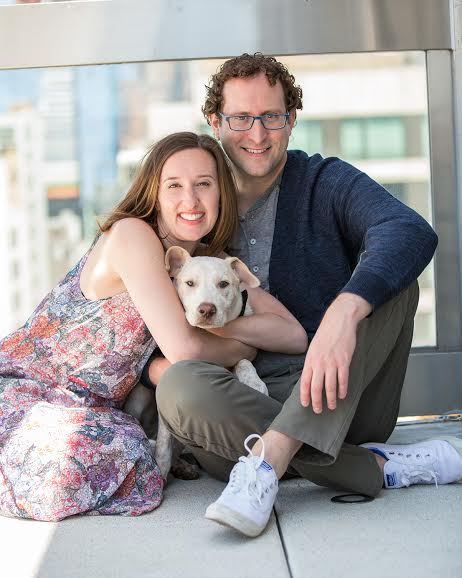 David, Sarah and their pup Caleb