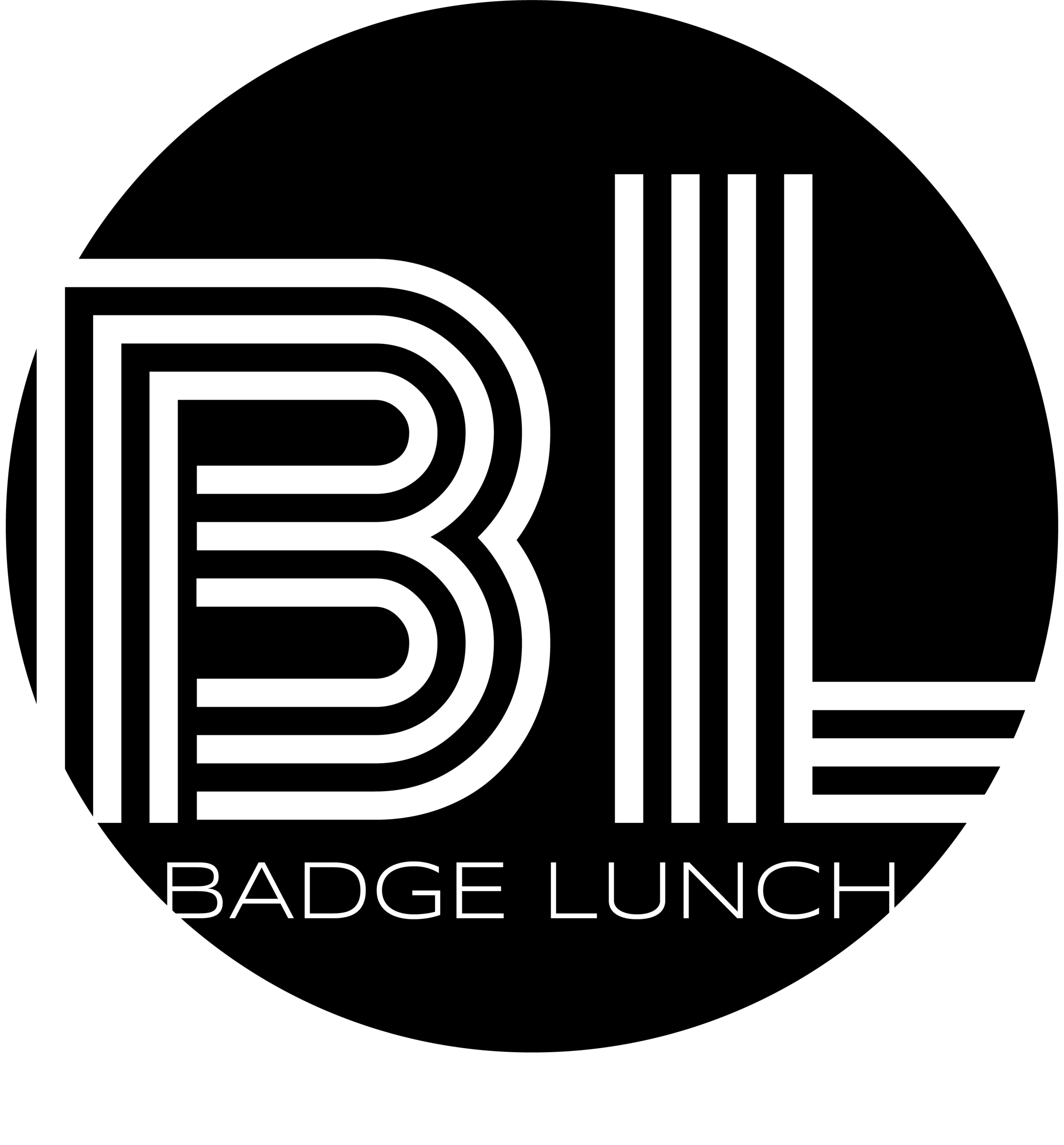 Badge Lunch Vinyl Decal