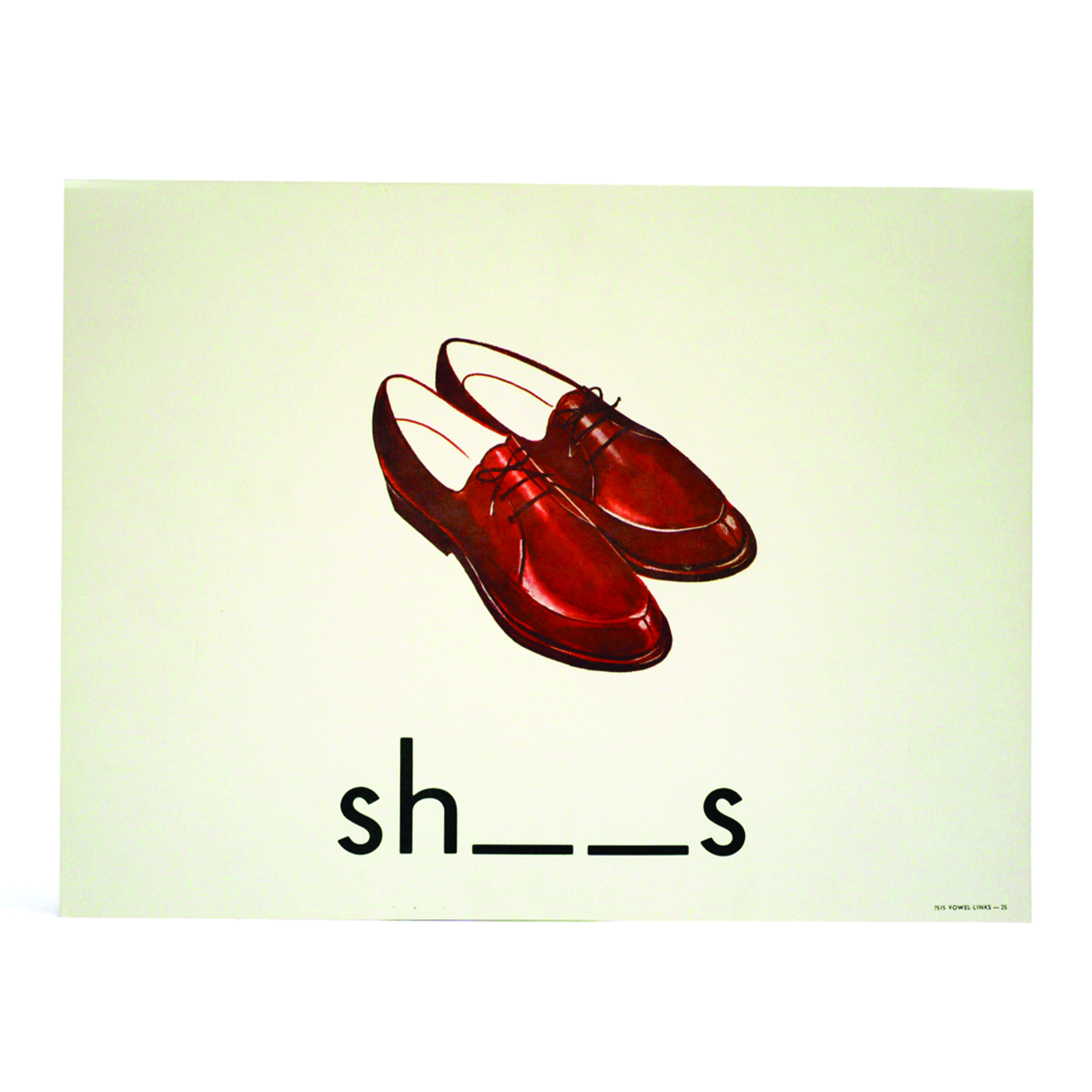 1970's Sh_ _s Vowel-Links Poster