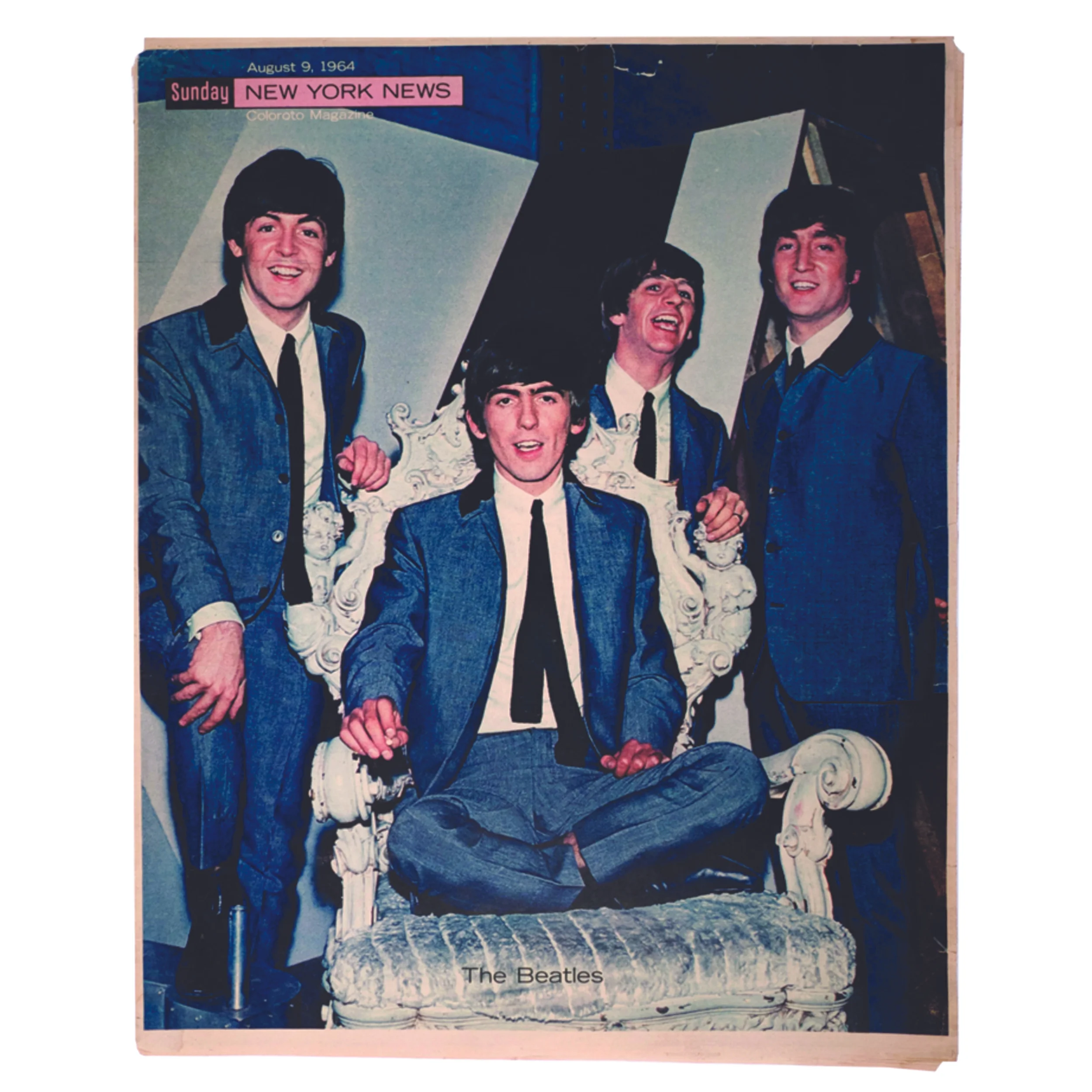 1964 Beatles New York News Cover