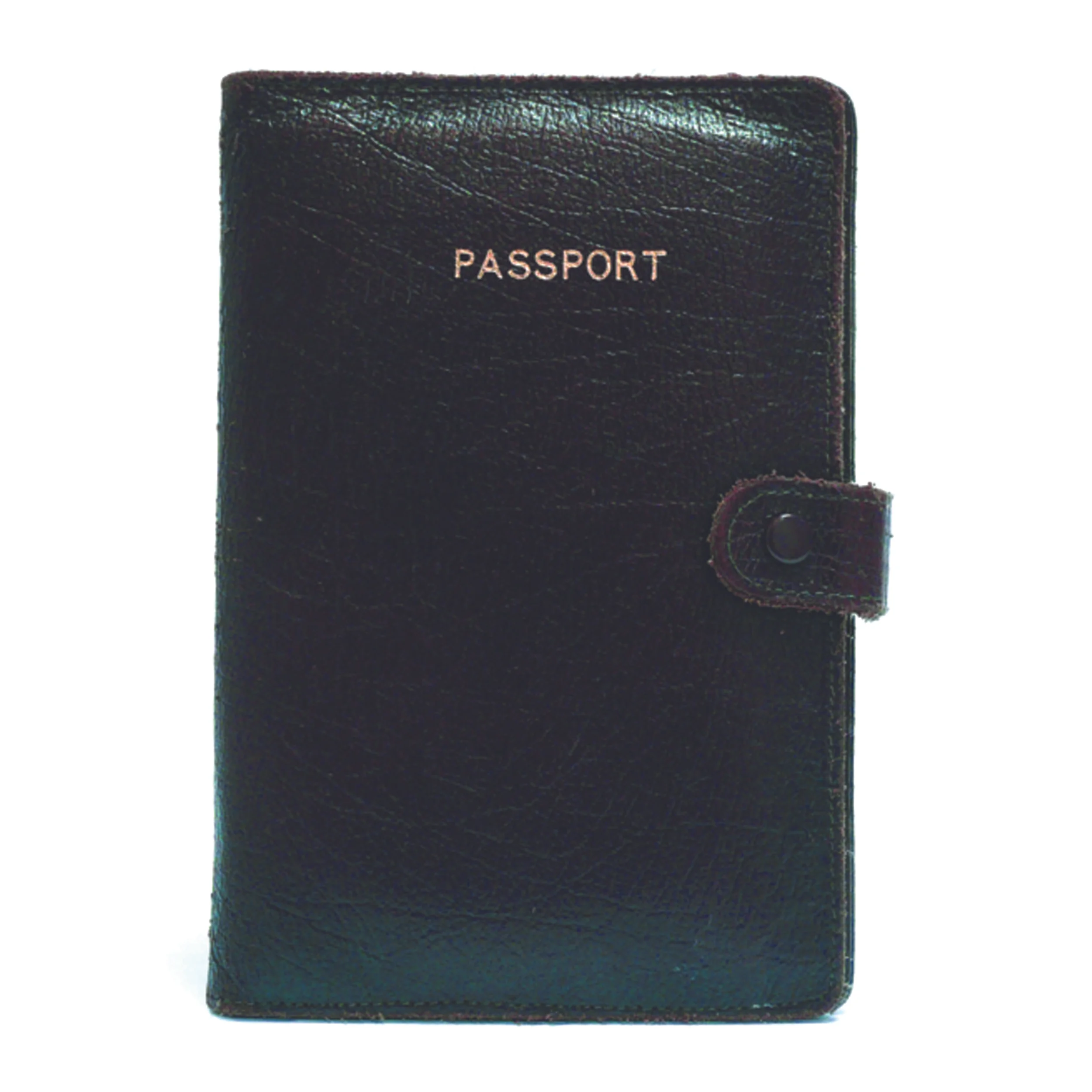 Vintage Leather Passport Holder