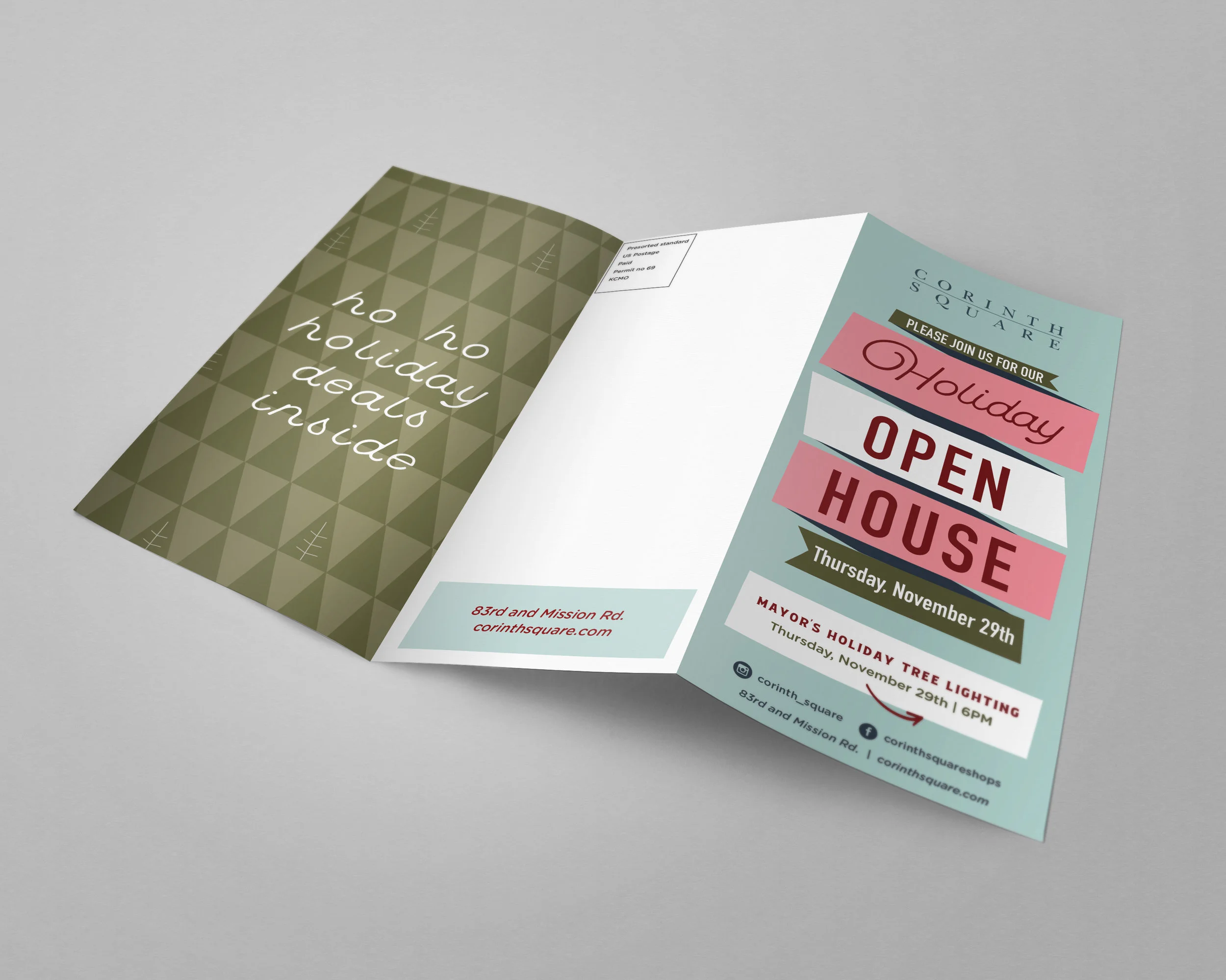  Corinth Square Holiday Open House trifold  