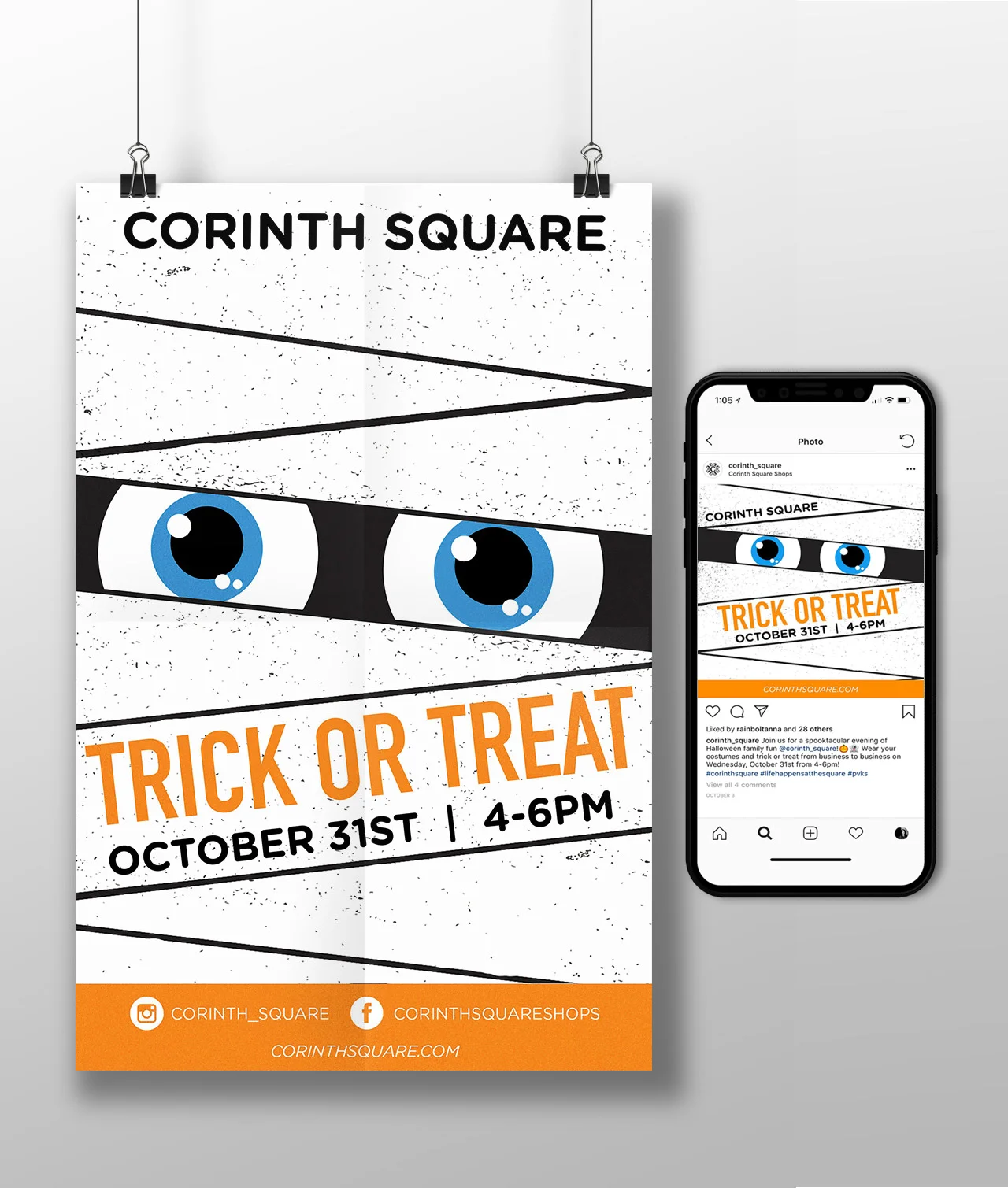  Corinth Square Halloween design 