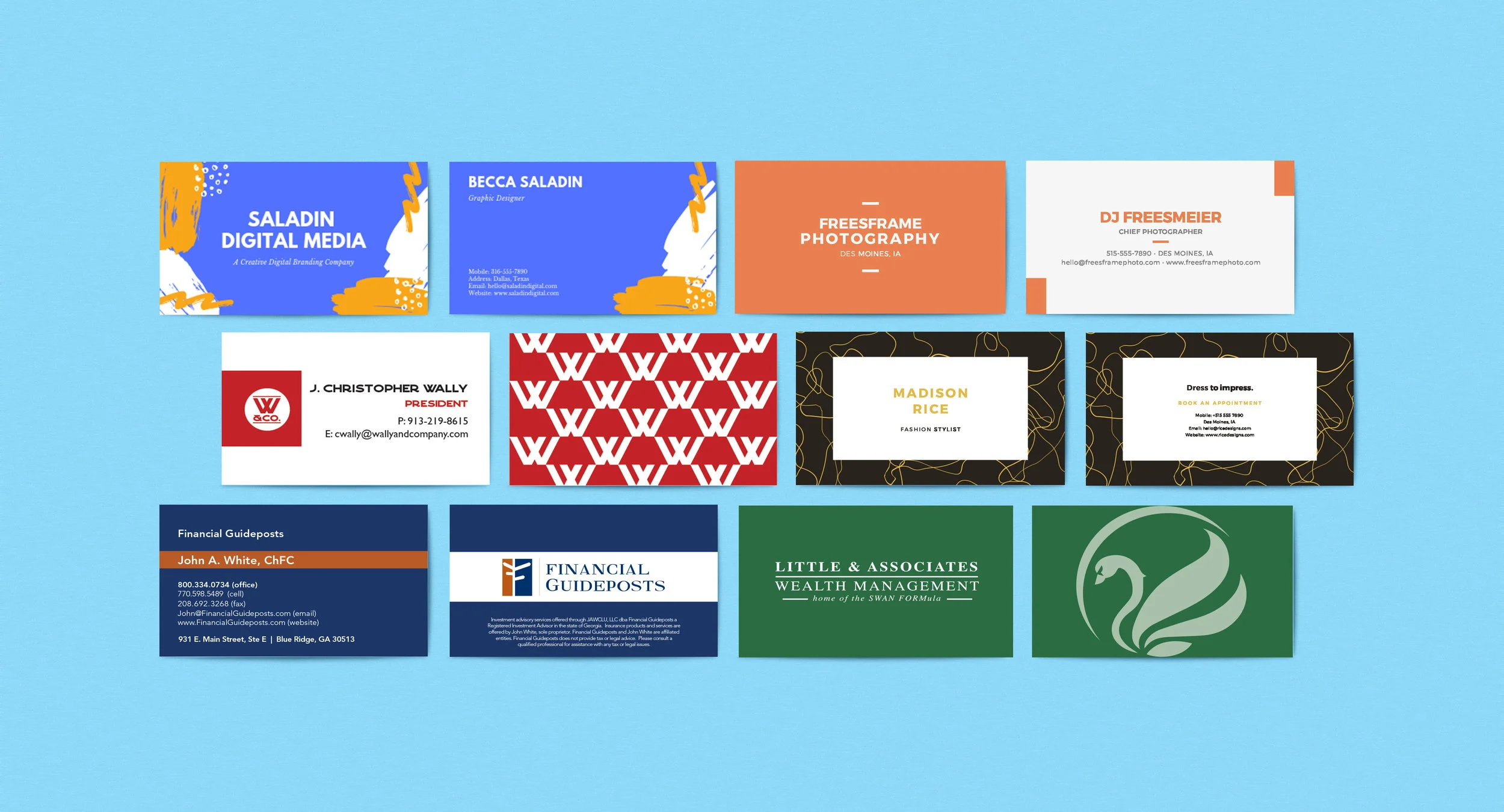  Misc. business card designs 