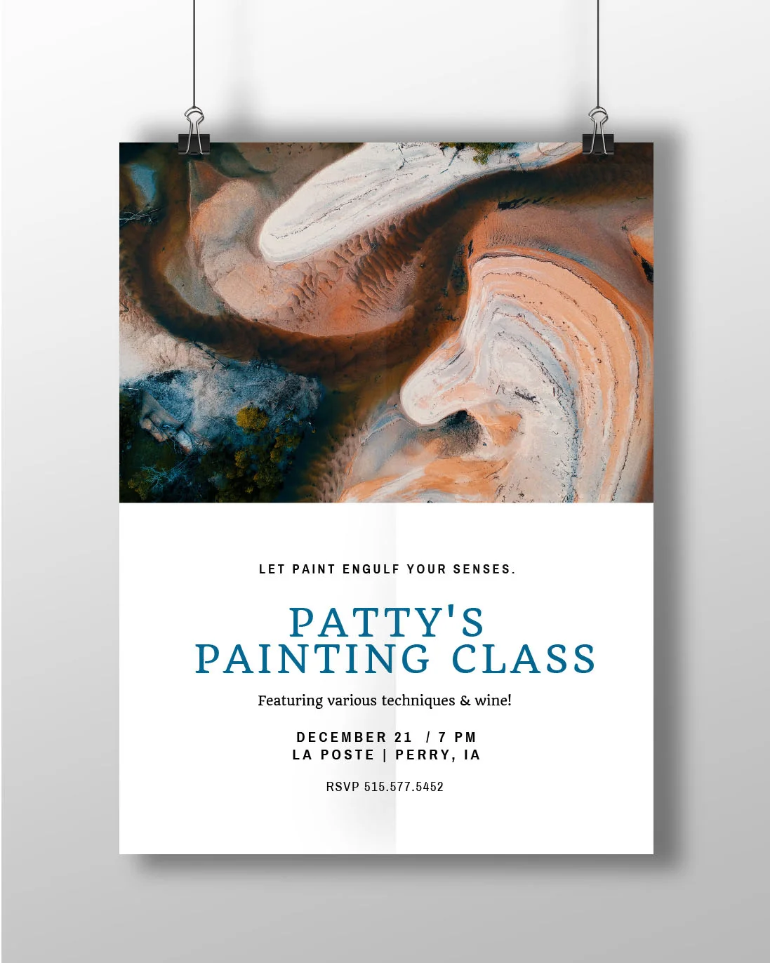  Painting workshop poster 