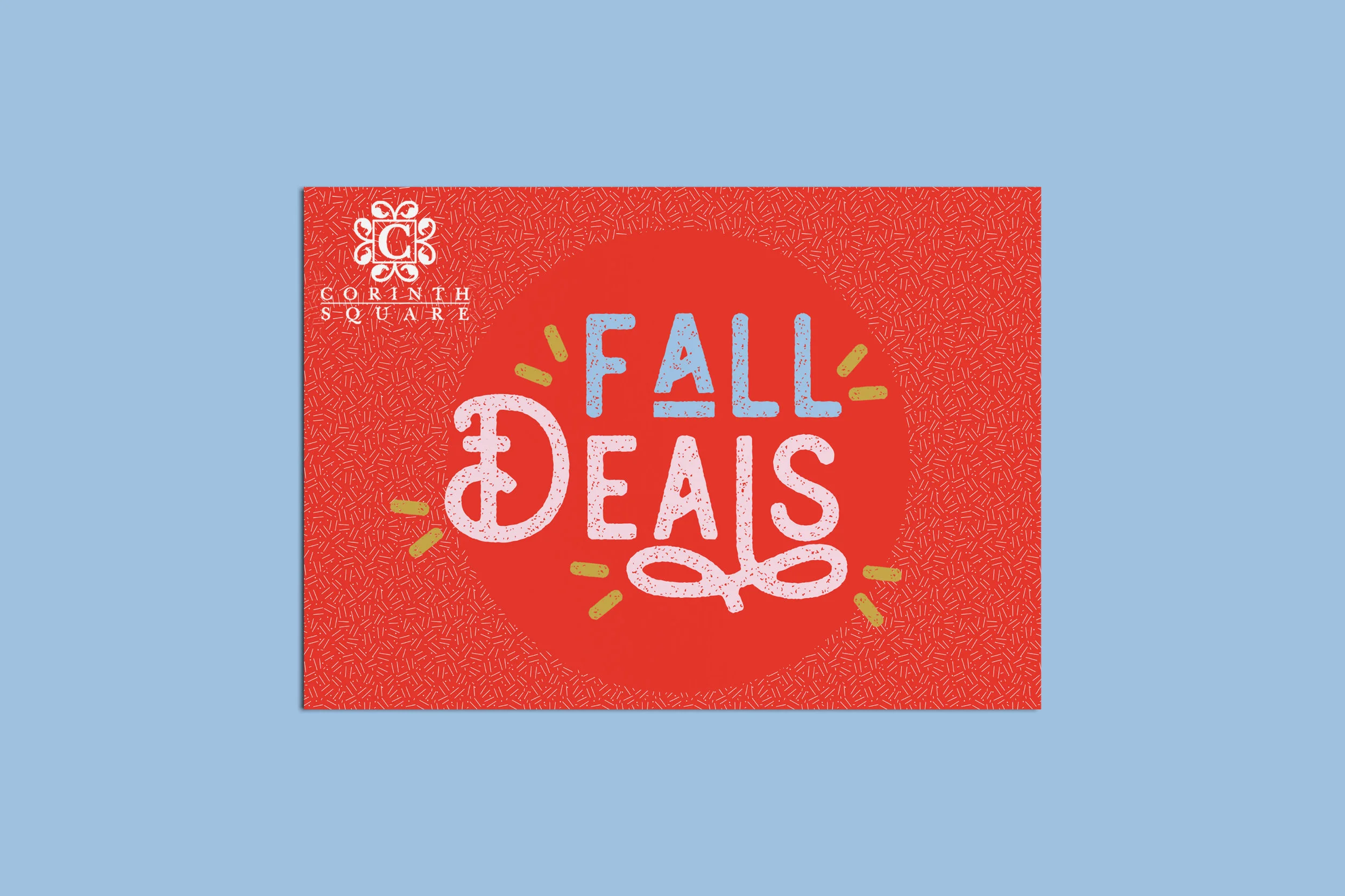  Corinth Square fall coupon book cover 