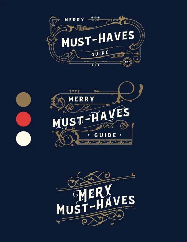  Color &amp; type treatments  