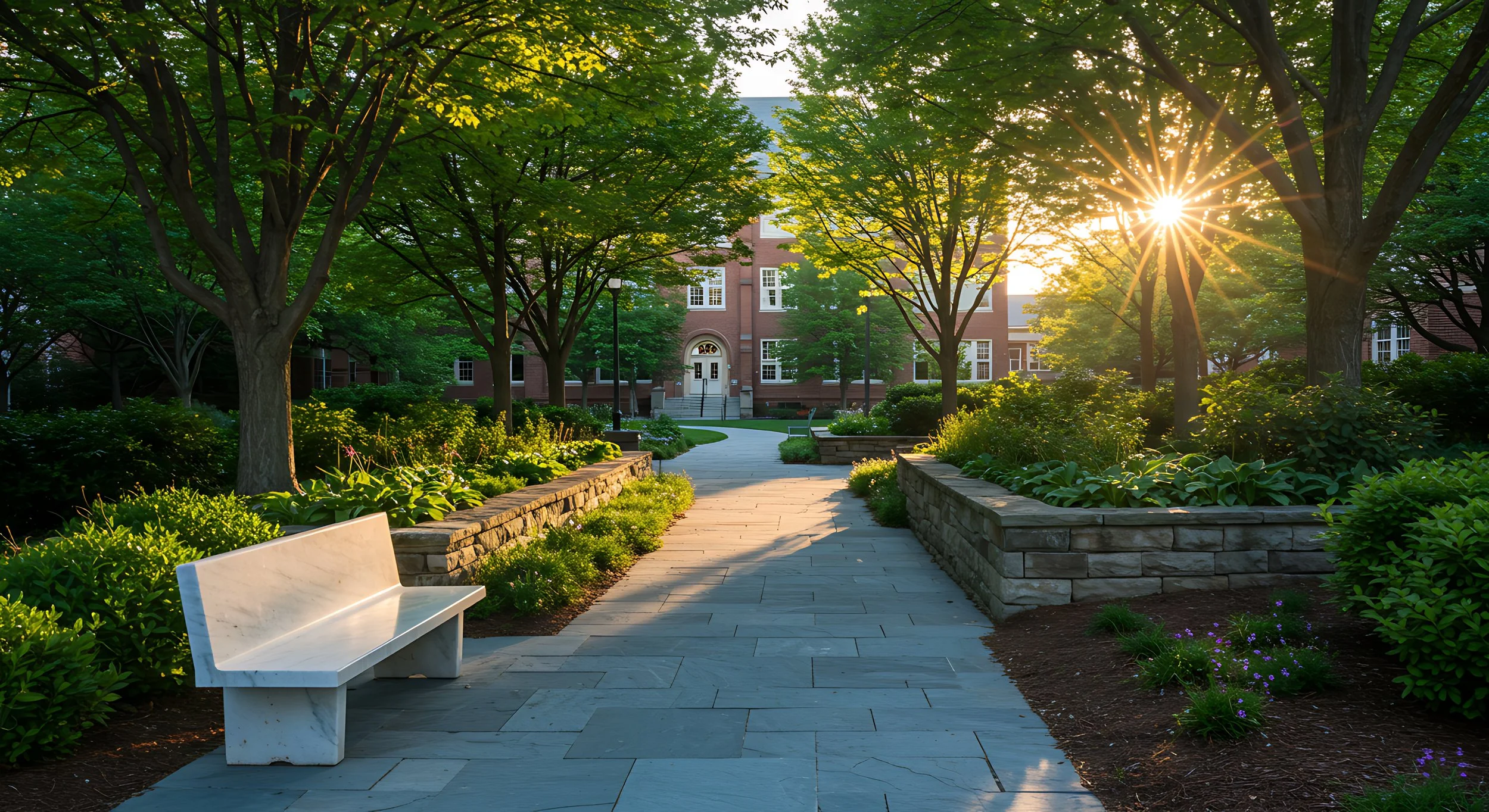 15 serene pathway with bench to building 69625397.jpg