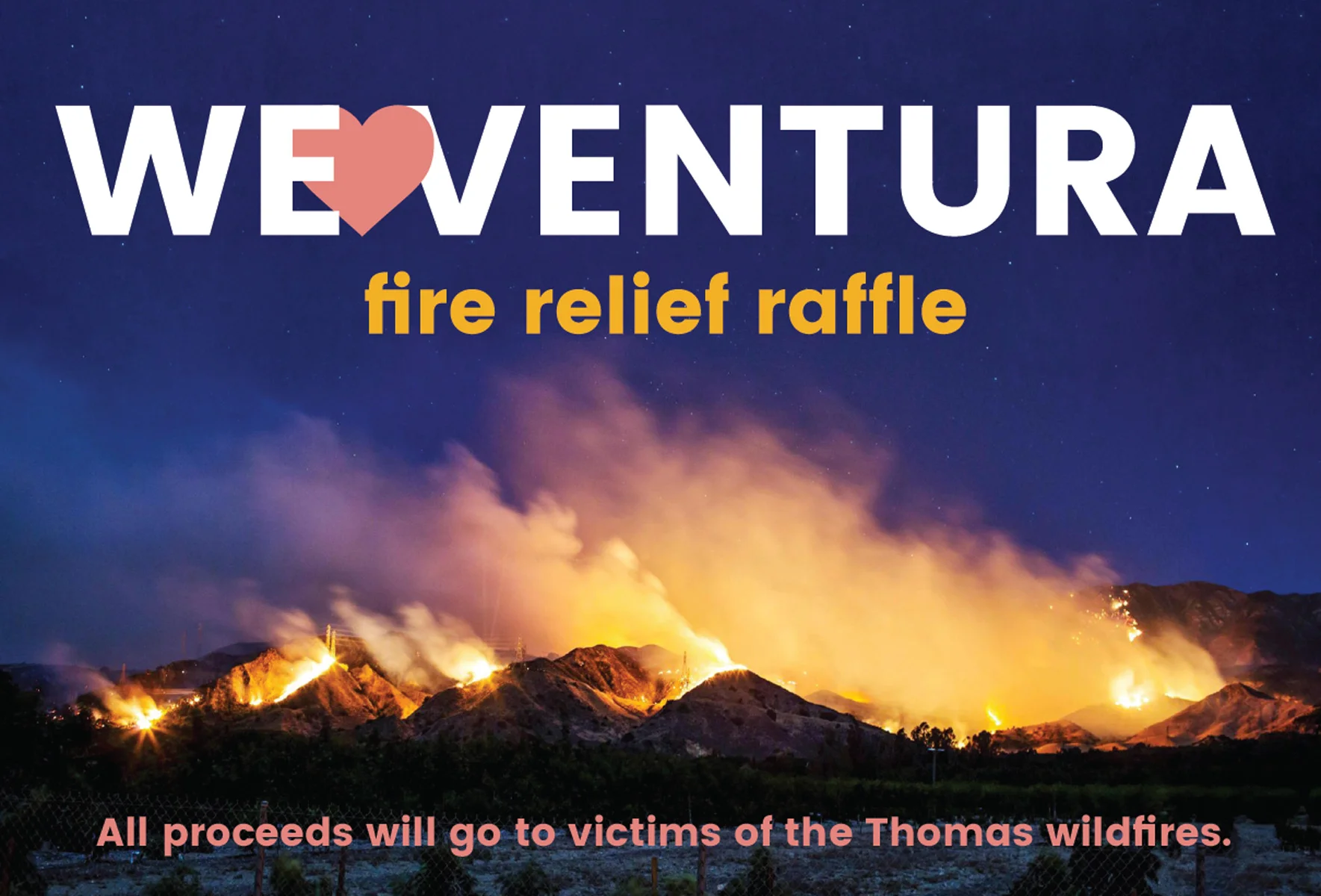 VENTURA FIRE RELIEF | Marketing Collateral