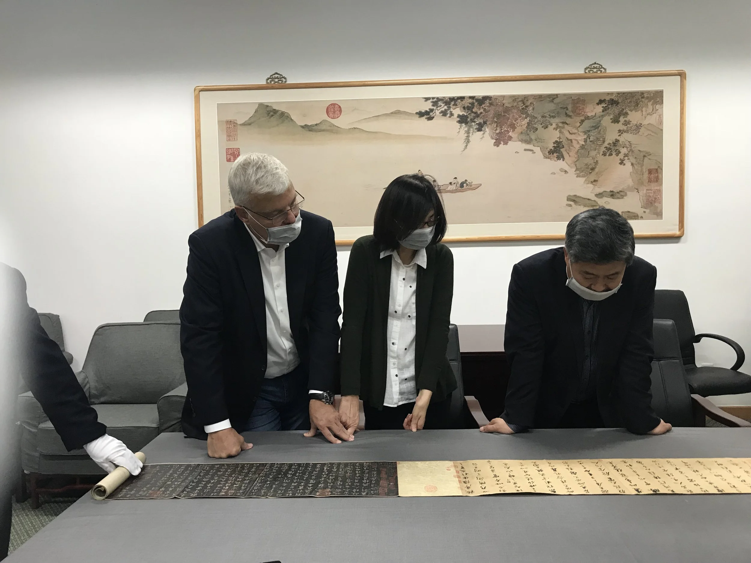  Mark Barnekow at Liaoning Provincial Museum, 2018. 