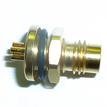Male Straight Bulkhead Feedthrough Receptacle  : MTS04-525