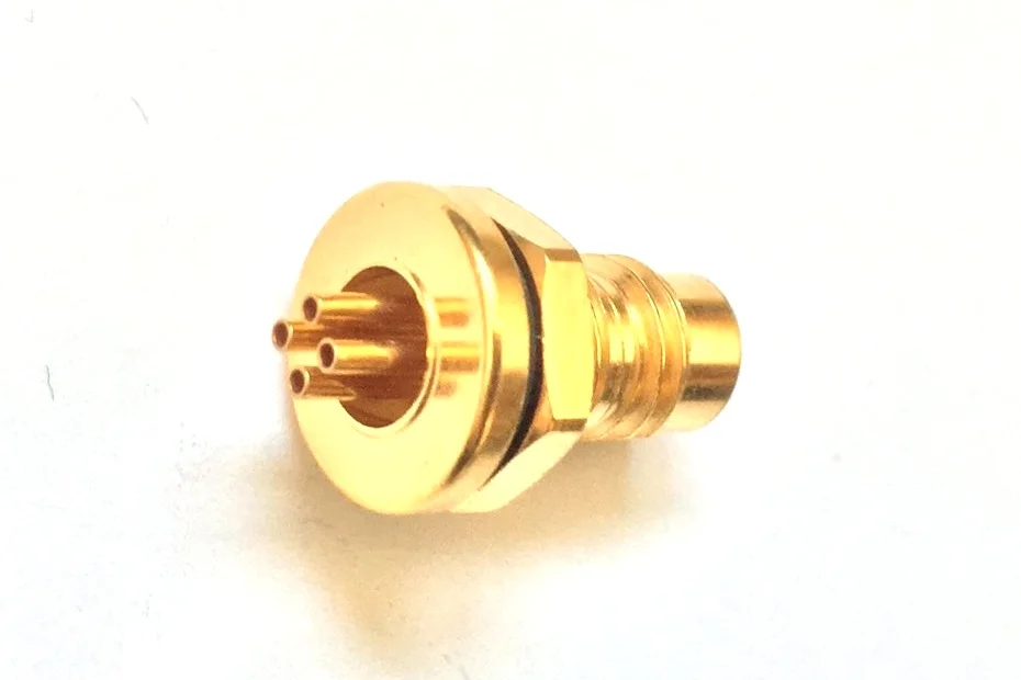 Male Straight Bulkhead Feedthrough Receptacle  : MTS04-525