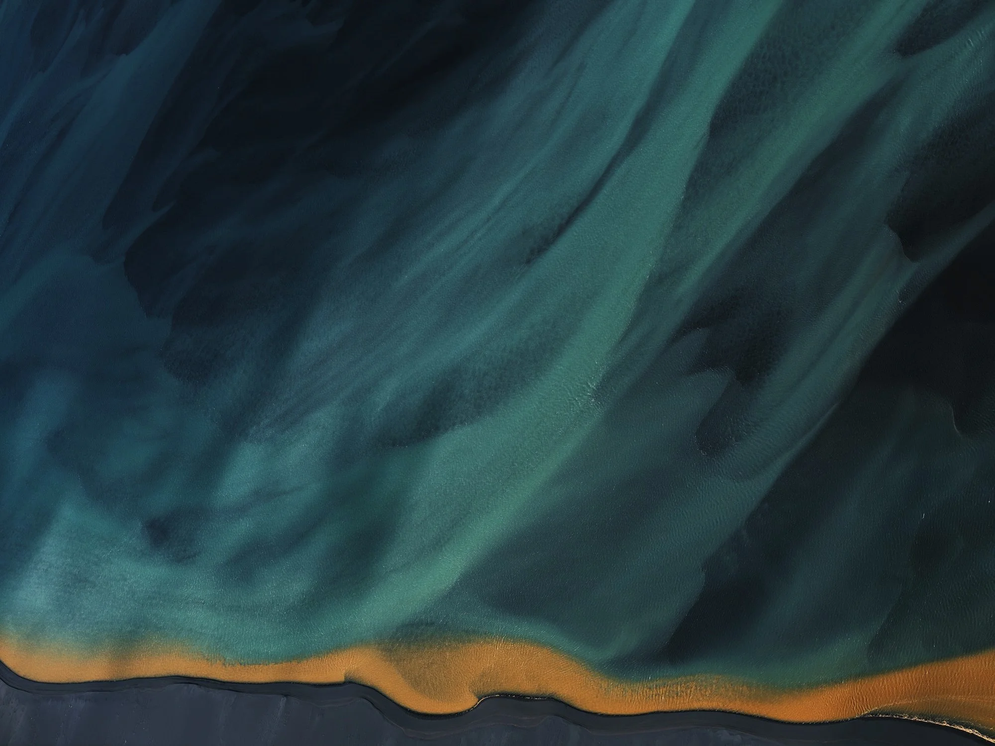 Green Yellow Delta with Sand Bar (Color) (Copy)