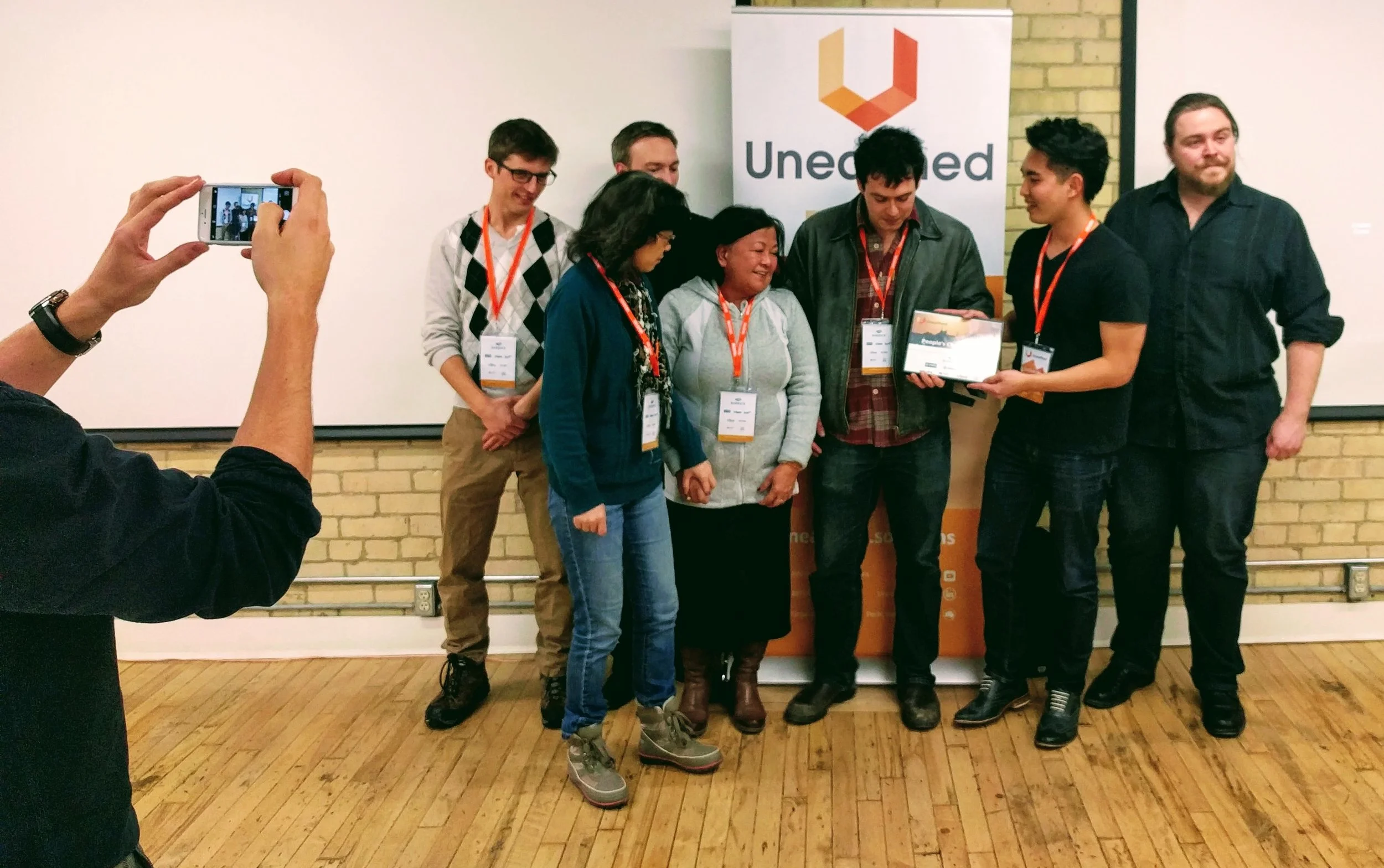 The winners of the People's Choice Award, Team Decelerate.