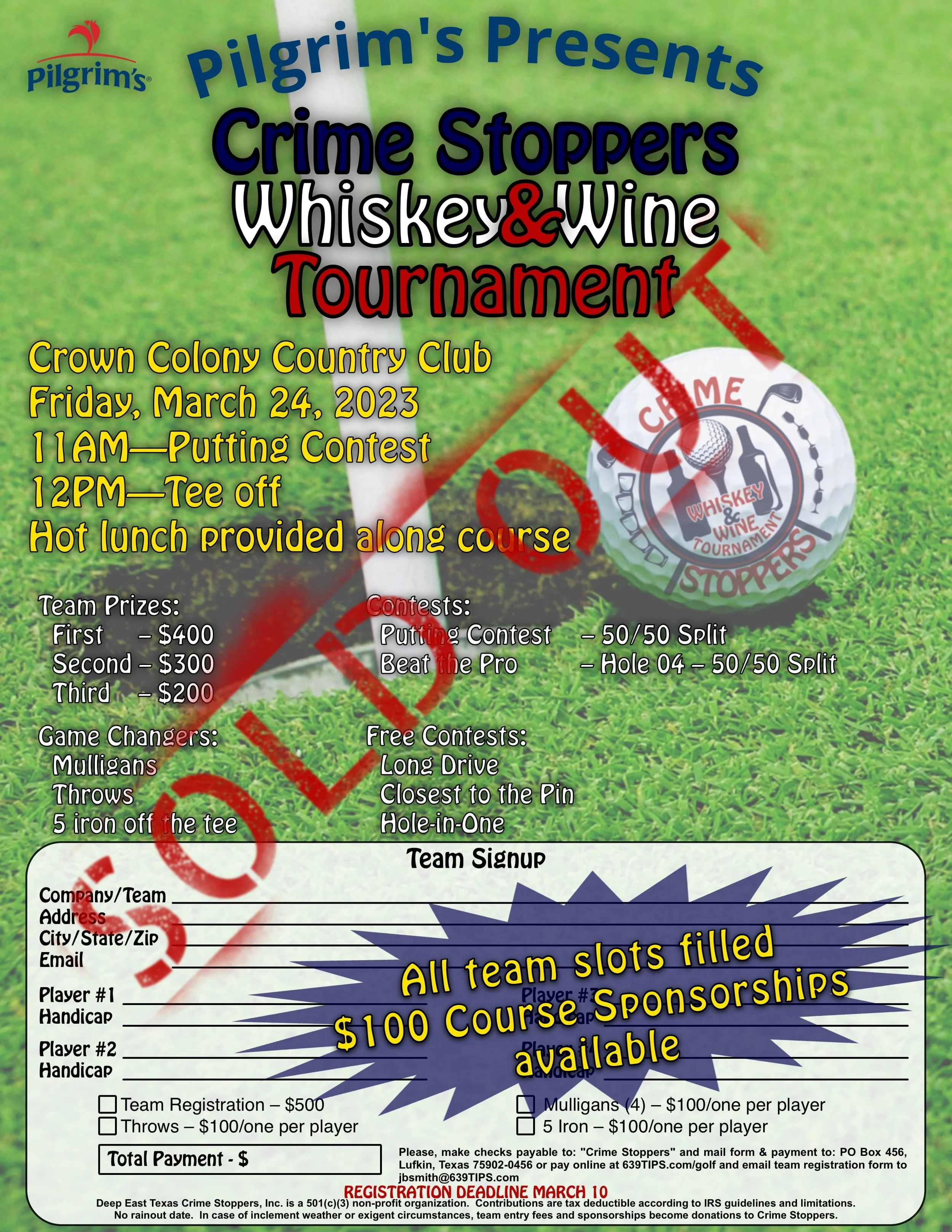 Golf Tournament — Crime Stoppers