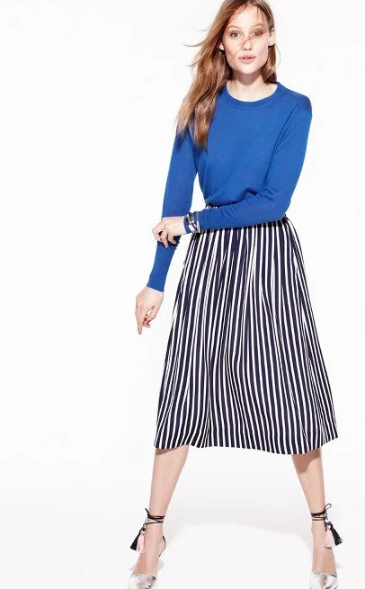 Blue & White in J.Crew