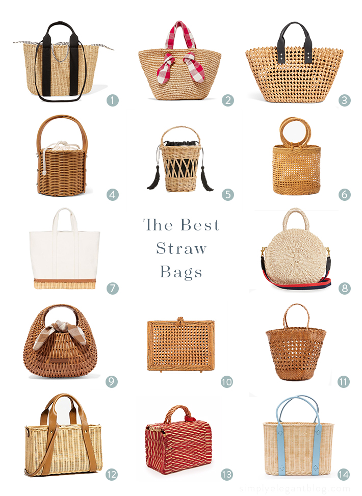 The Best Straw Bags For Summer — Simply Elegant
