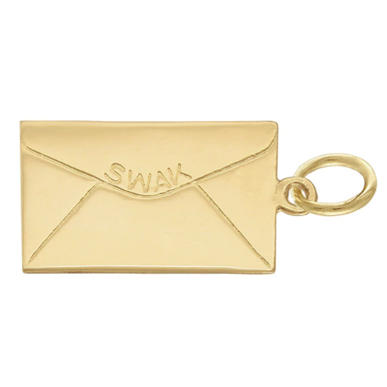 Swank Envelope Gold Charm - Charm Co.png