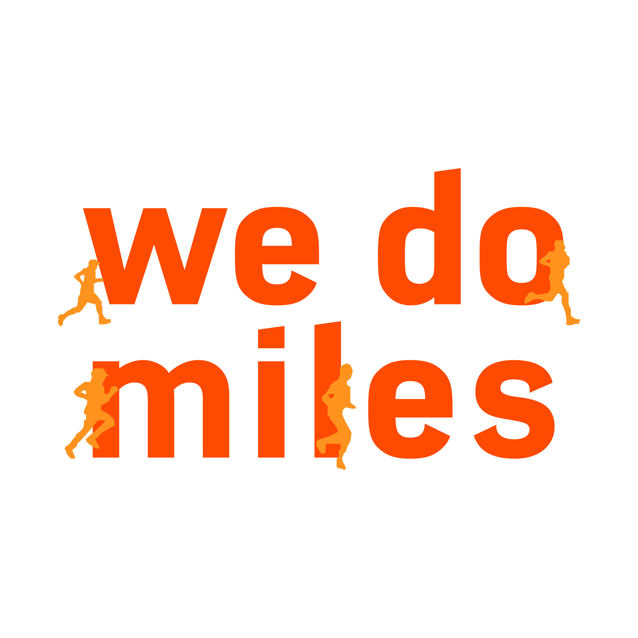  Revised logo for the Striders’  We Do Miles  program for members 