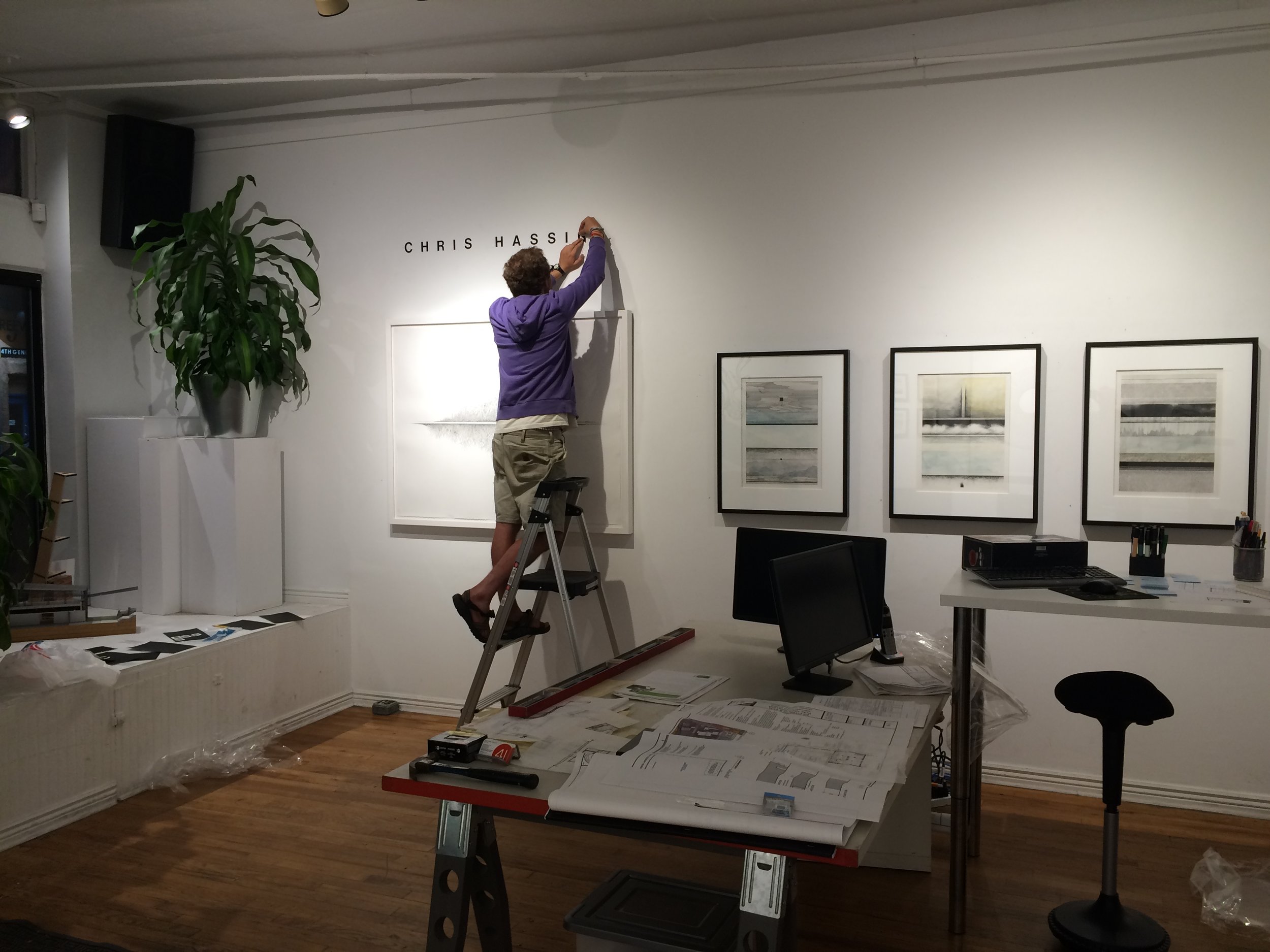 Getting things set up. 