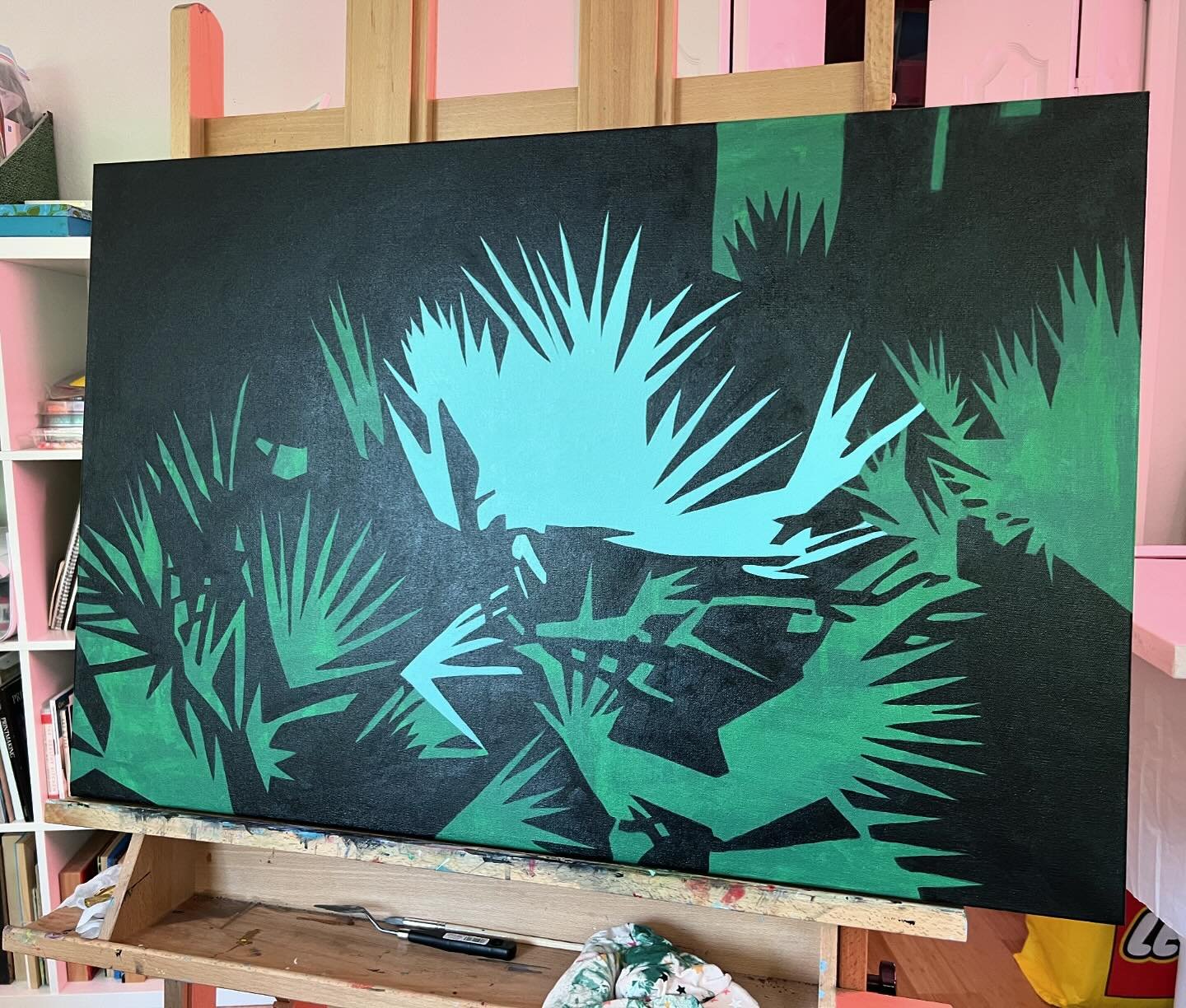 Commission in progress.. #orlandoartist  #palmetto #orlandointeriordesign #winterparkinteriordesign