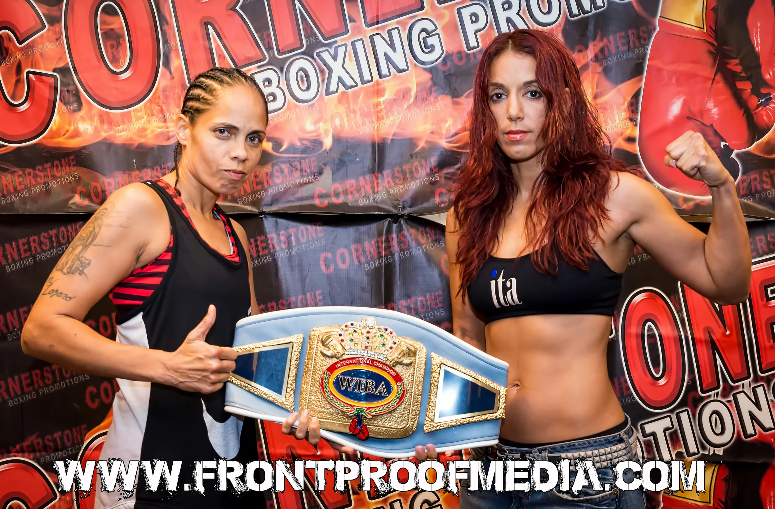 Noemi Bosques and Marisol Miranda Weigh in for their WIBA title fight Aug 22, 2015